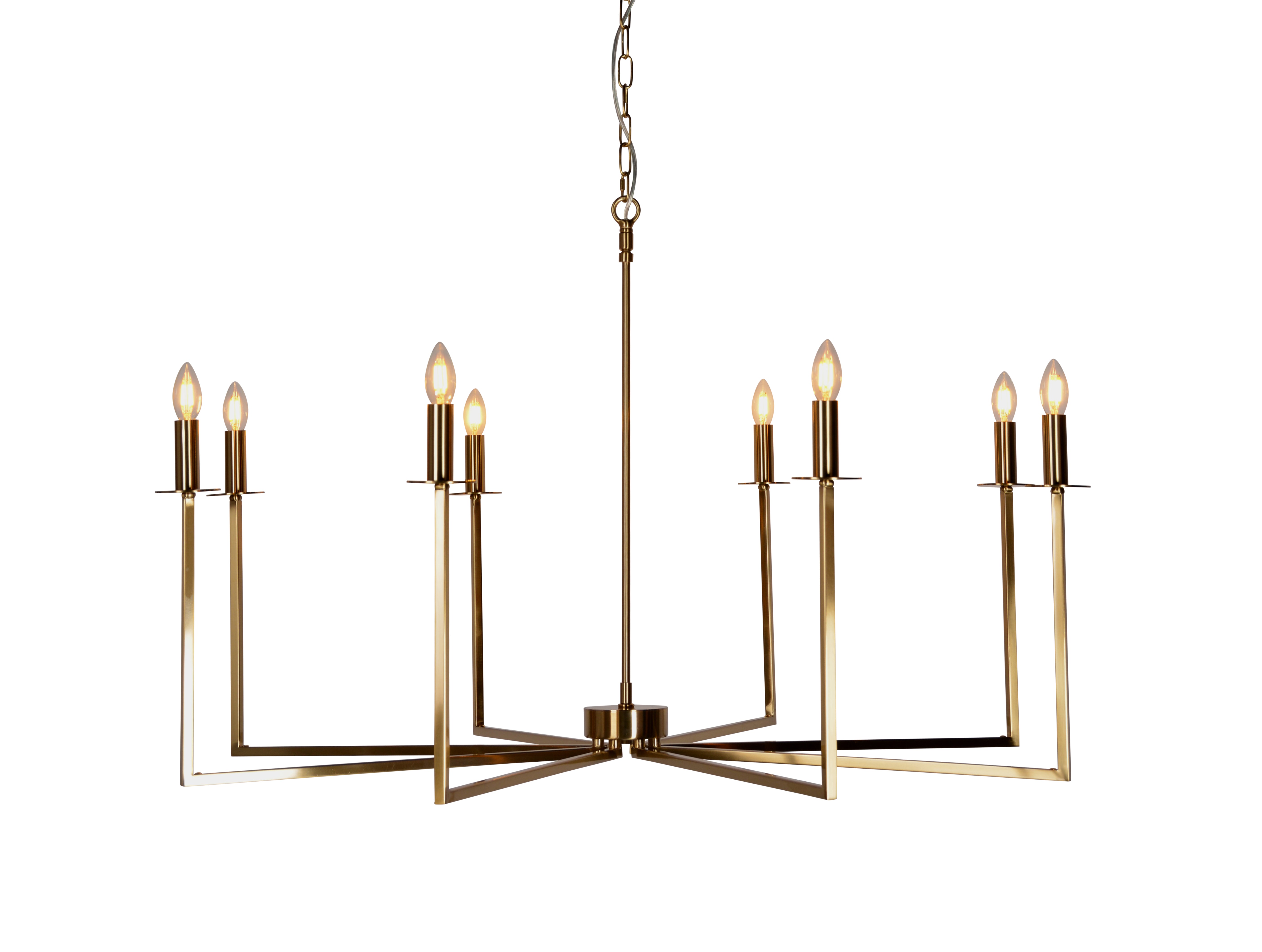 Minimalist Candelabra Chandelier