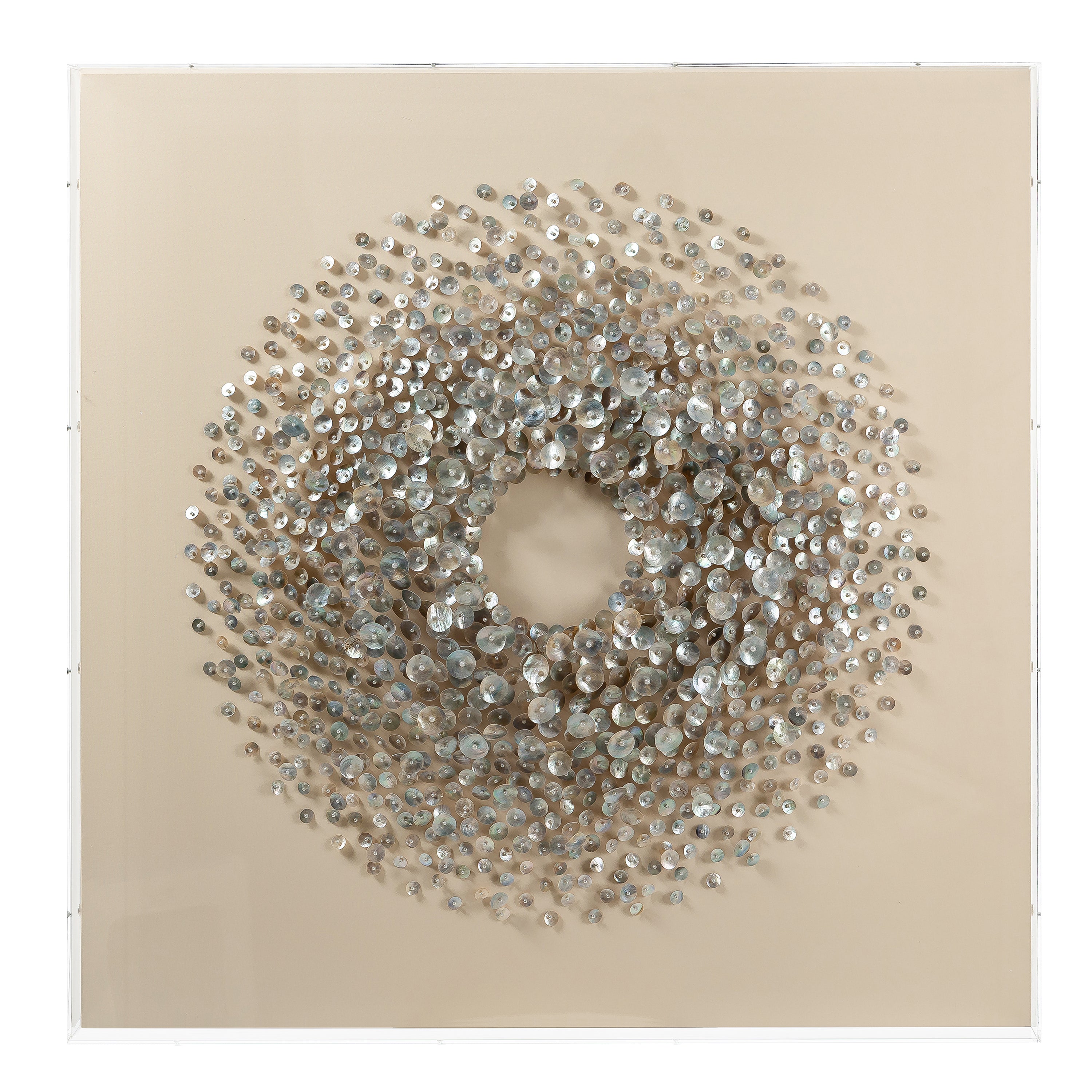 Shell Pearl Framed Art