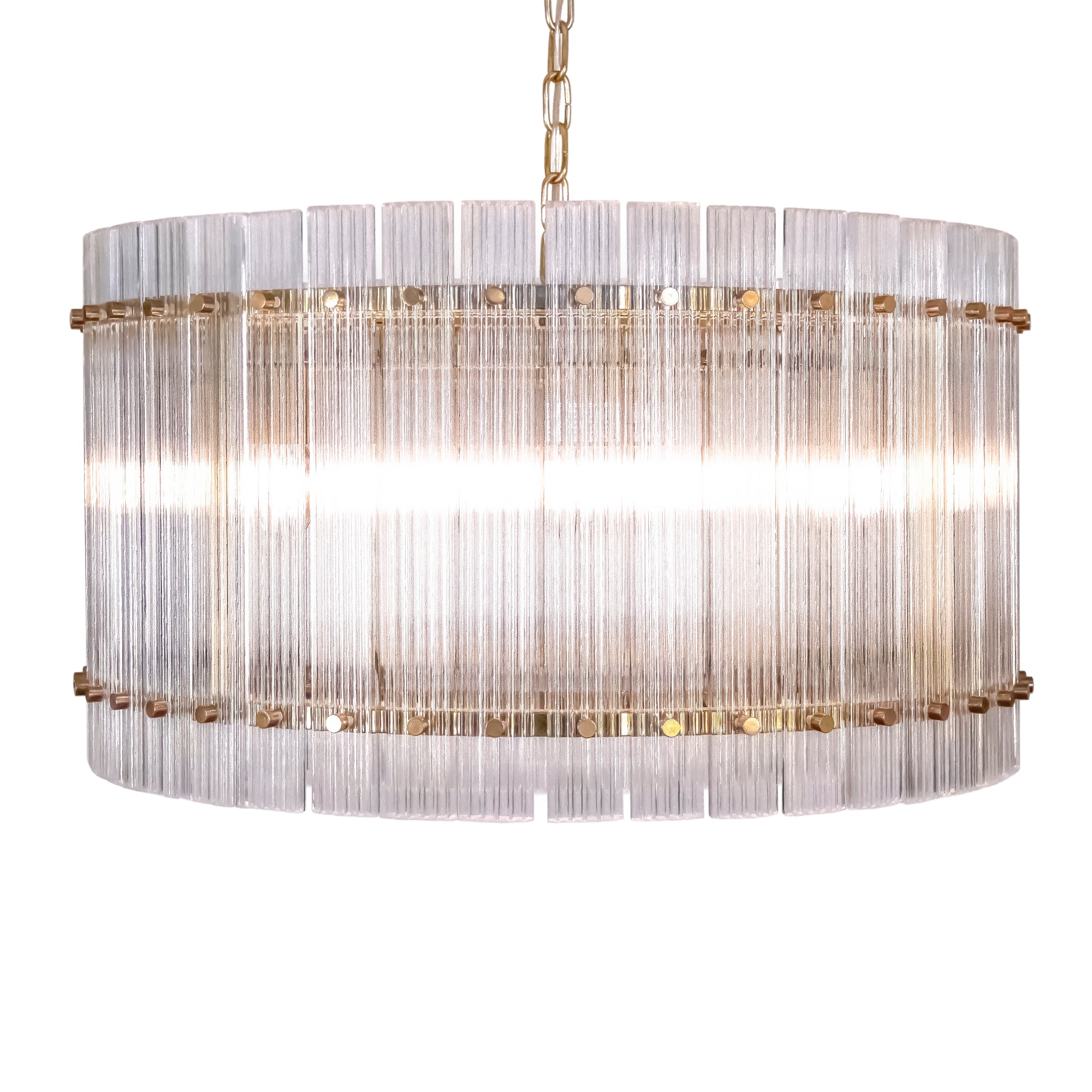 Cordelia Crystal Drum Chandelier Large