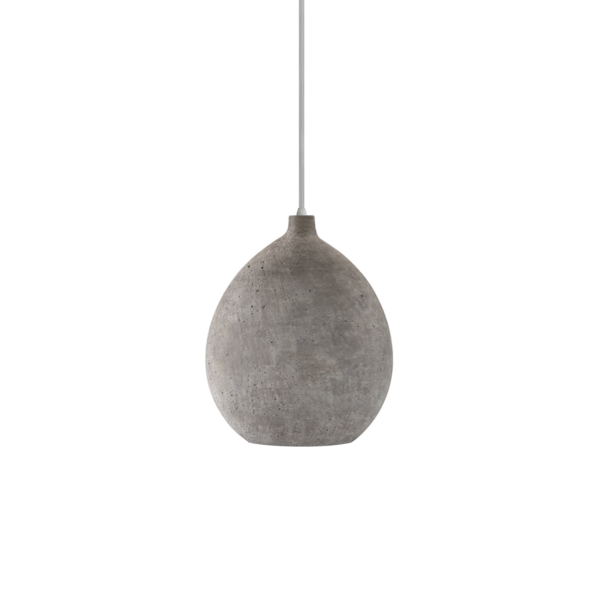 Teardrop Grey Pendant