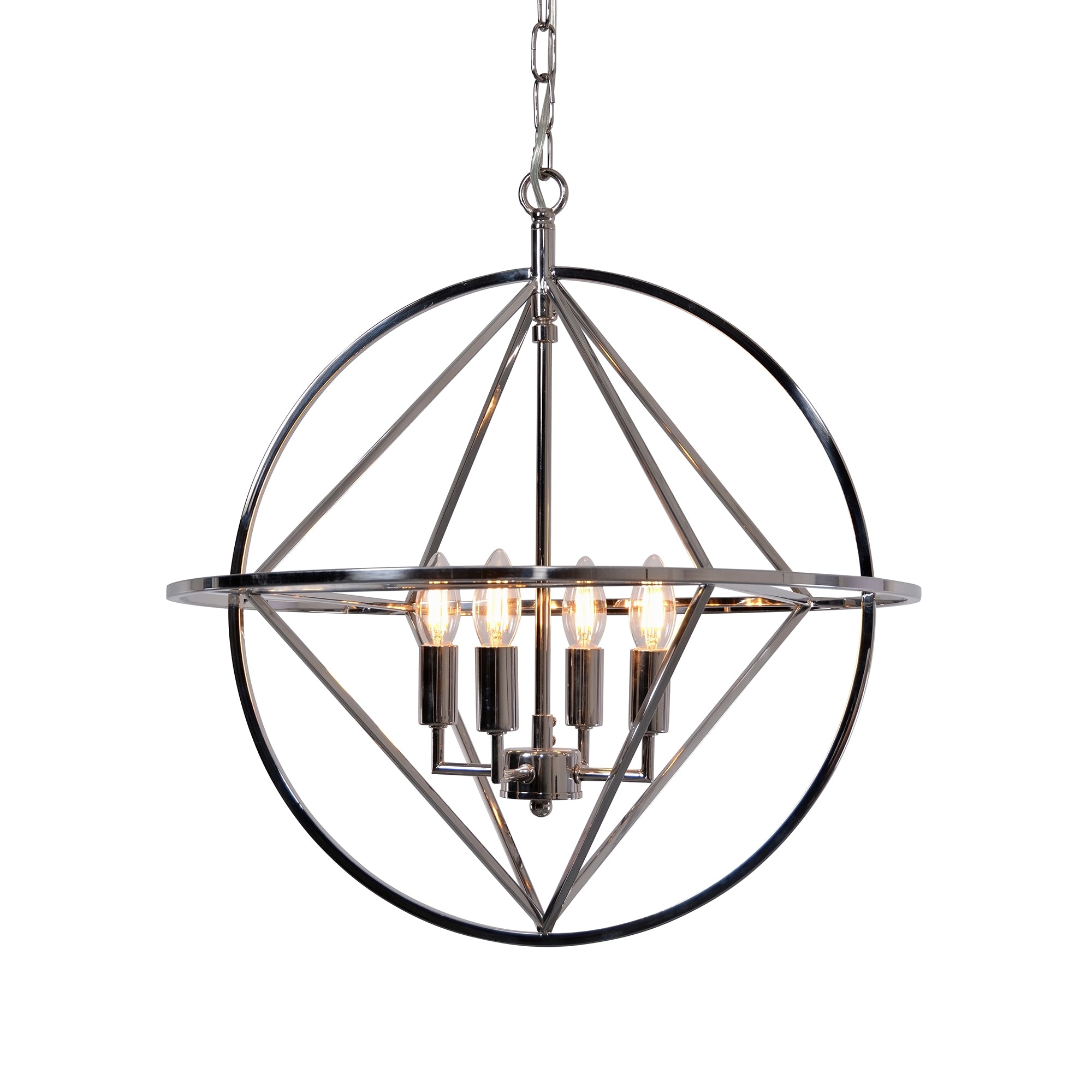 Geometric Metal Pendant Light