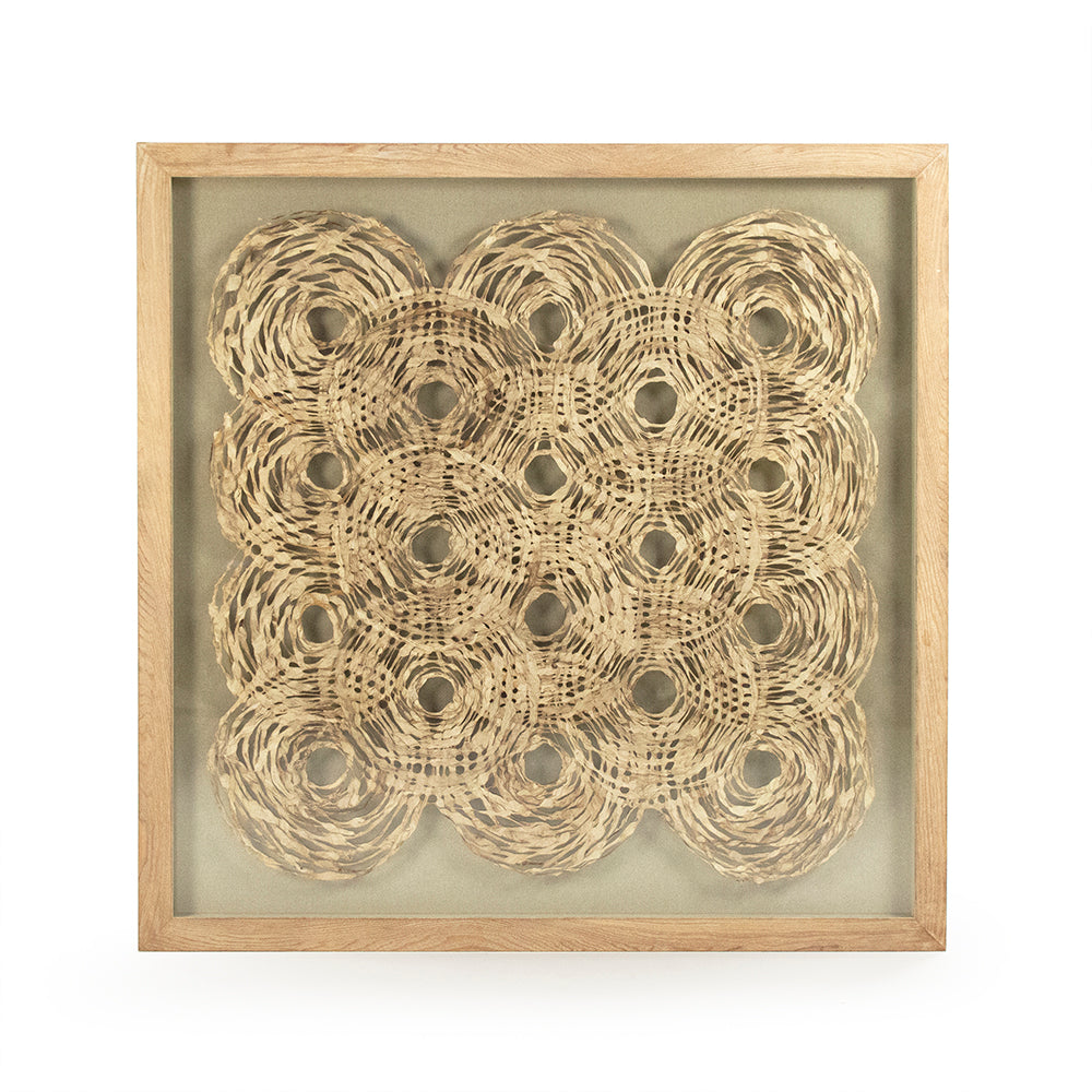 Abstract Paper Framed Art