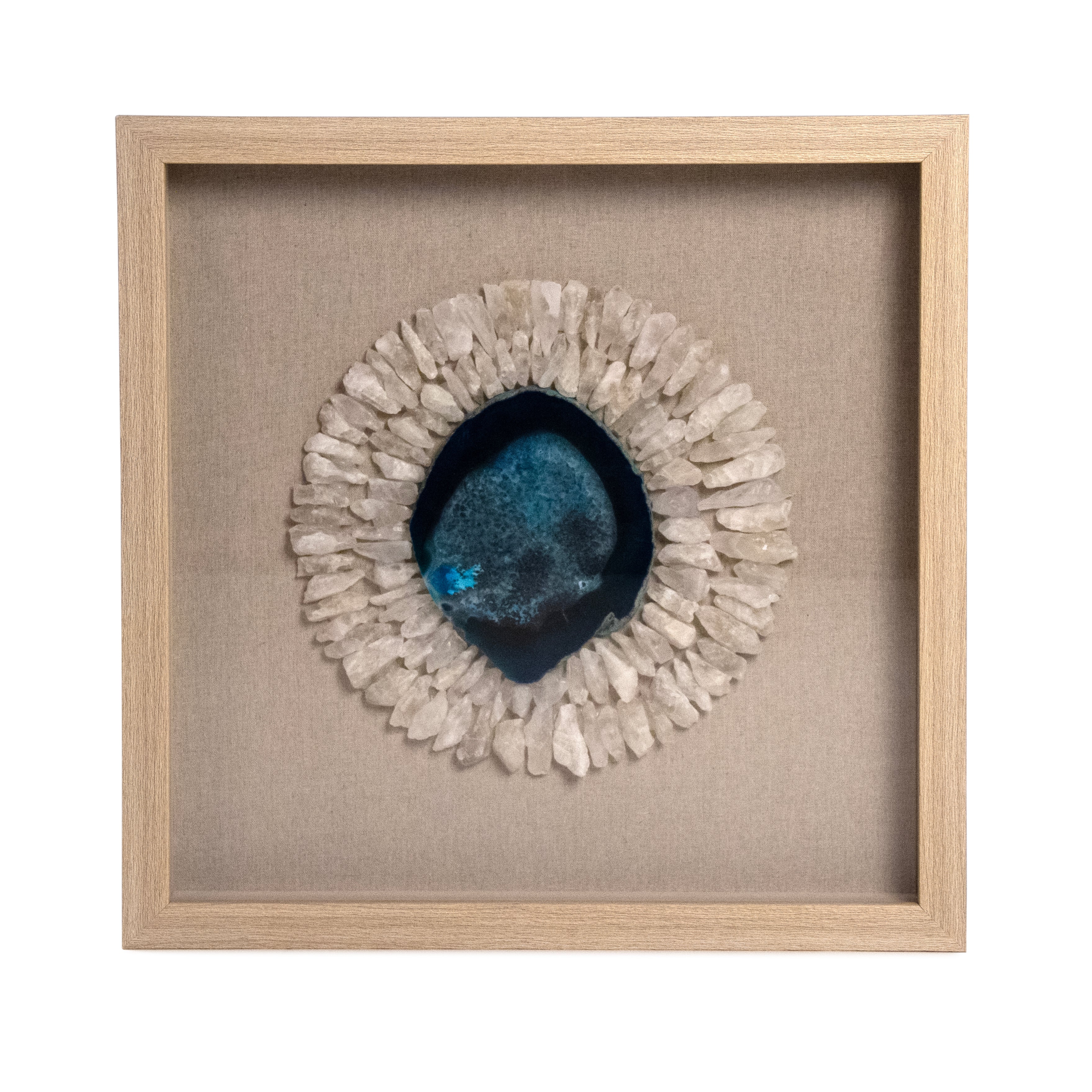 Agate Blue Stone Wall Art