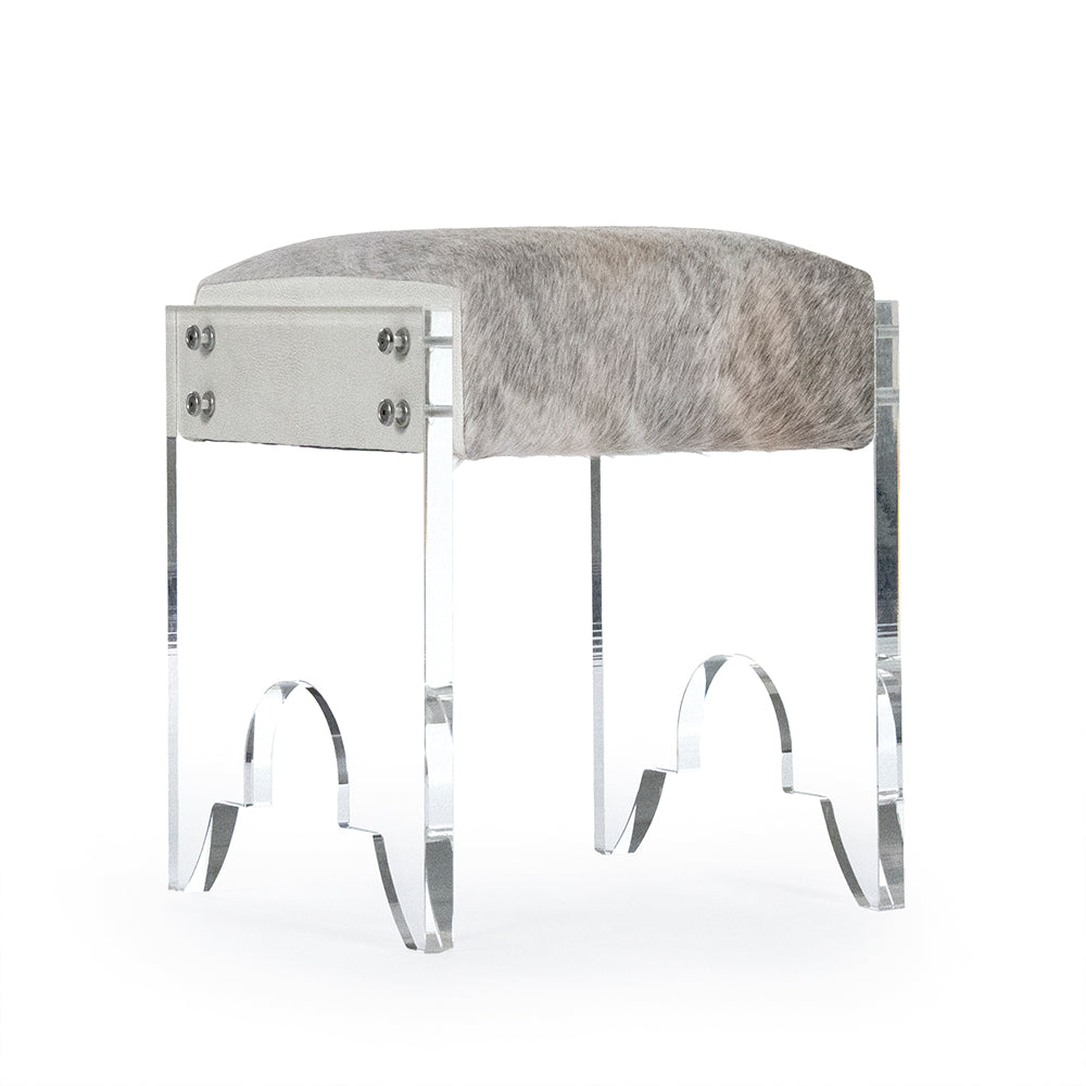 Lars Stool Gray Hide
