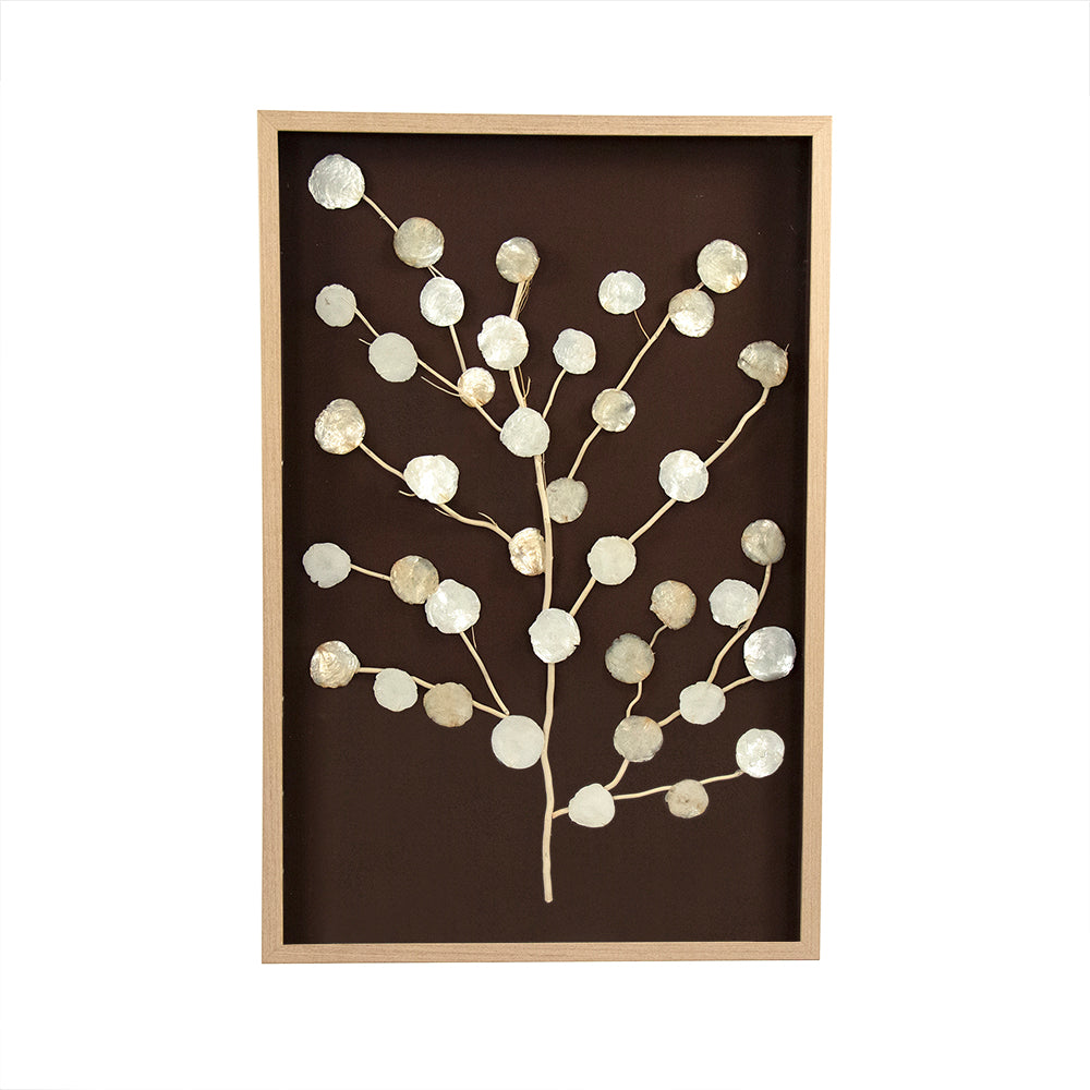Abstract Mother of Pearl Tree Wall Art
