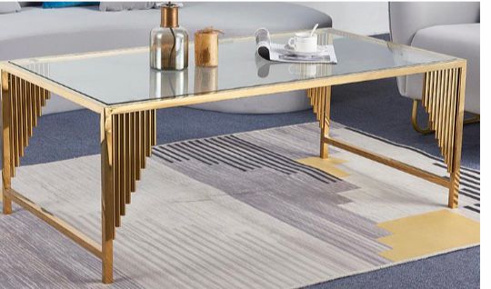 Rectangle Tempered Glass coffee table