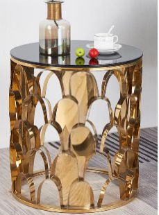 small black marble top sidetable