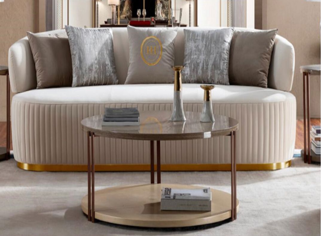 Cream Living Room Set