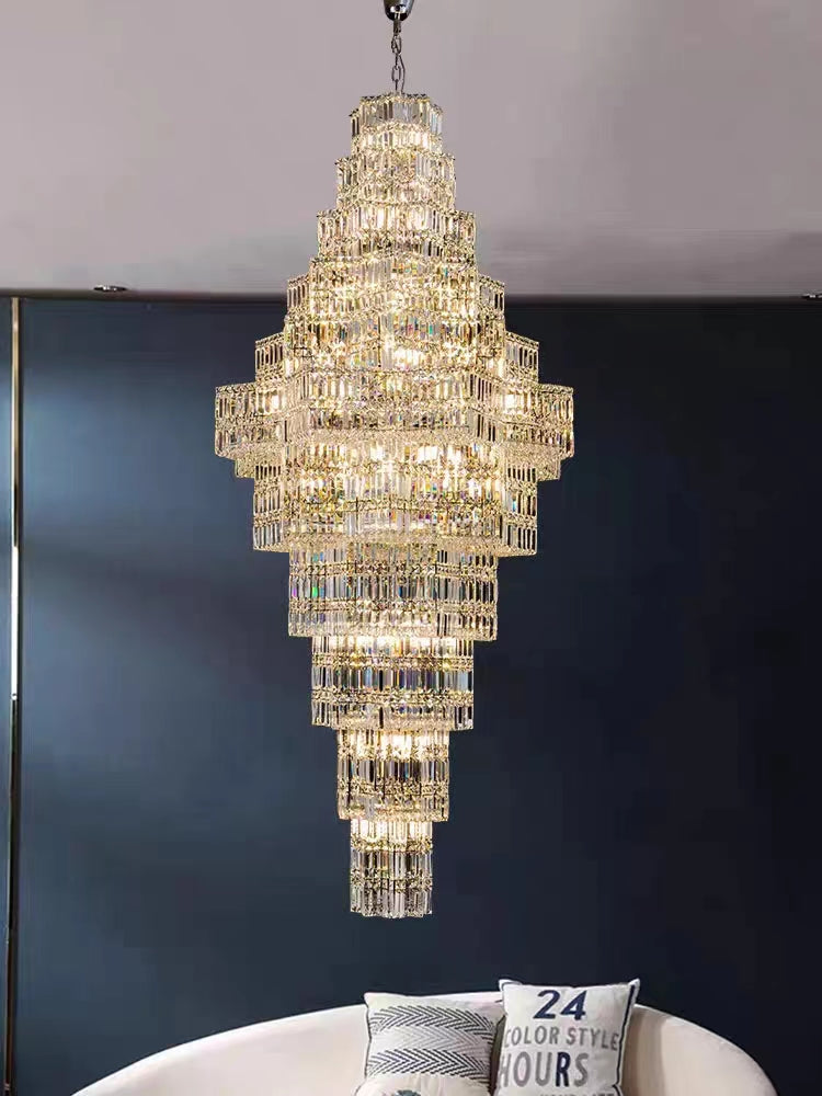 G-AG2302 Large Decagon Geometric Shape Chandelier - Image 8