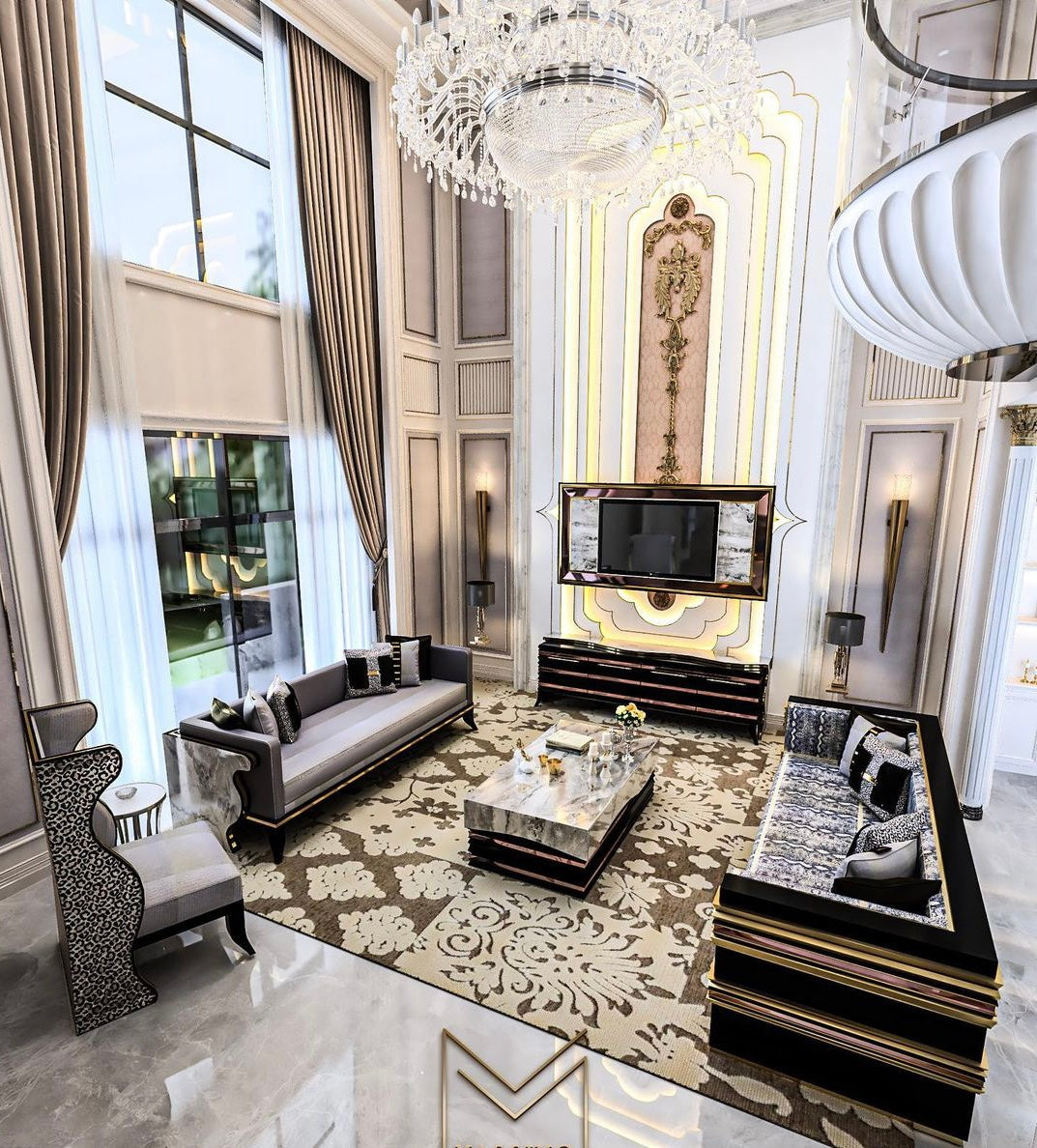 Atlantis Living Room Settee