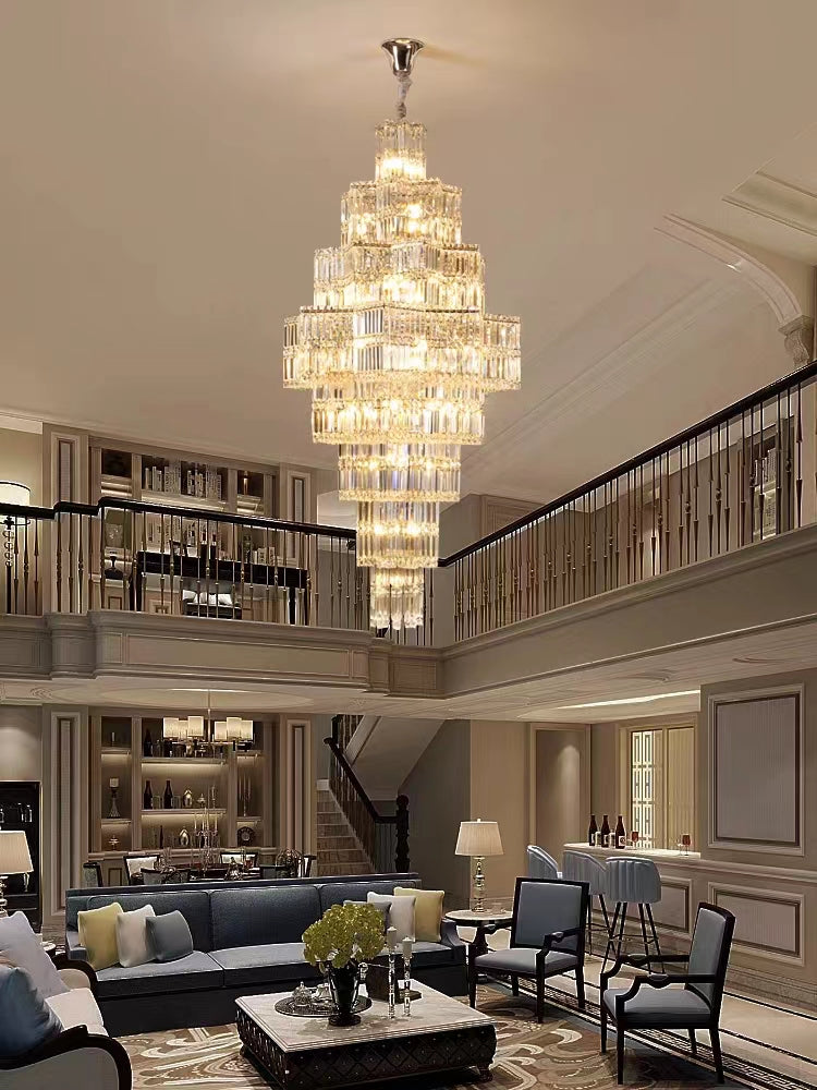 G-AG2302 Large Decagon Geometric Shape Chandelier - Image 6