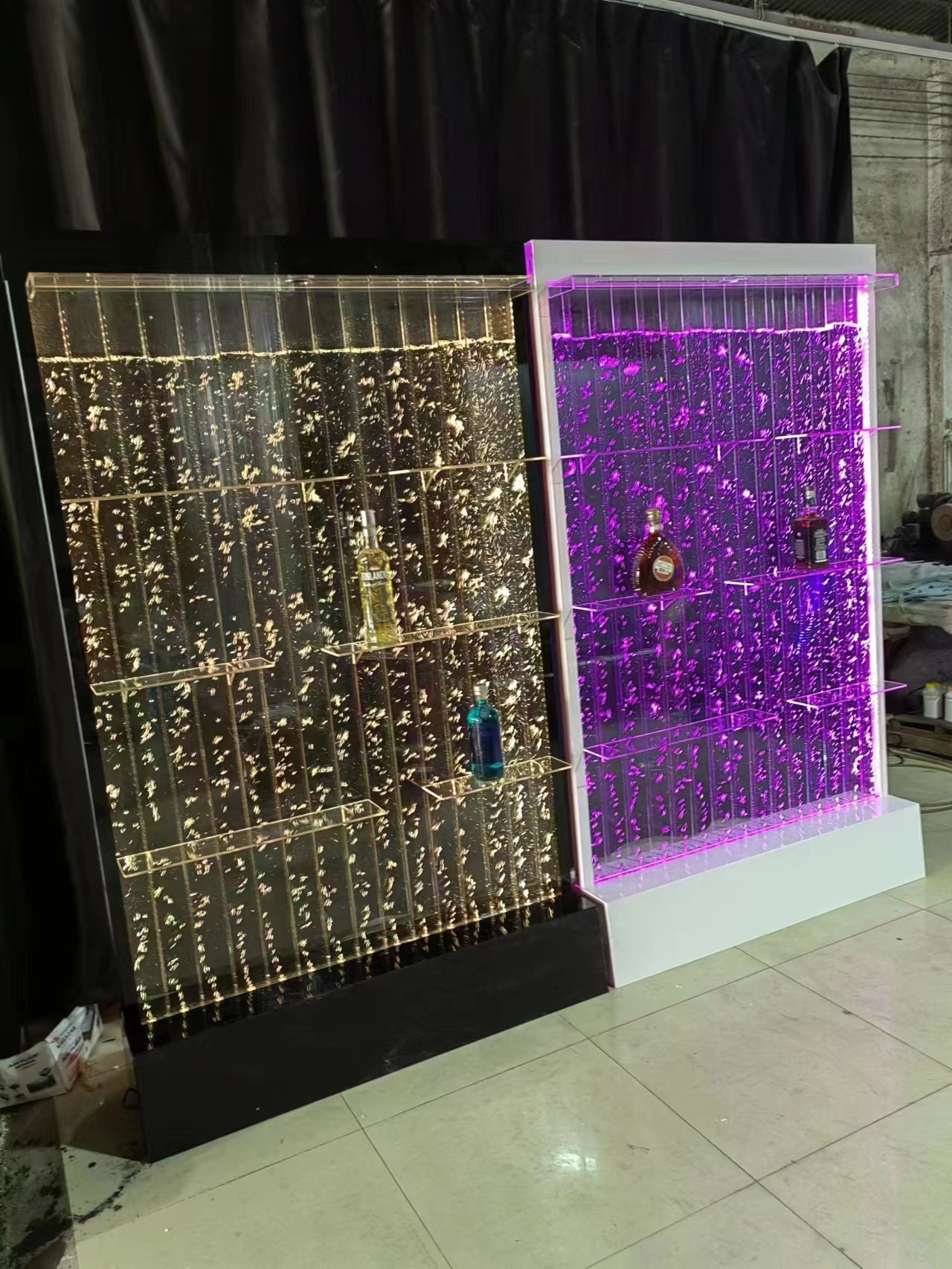 WHITE TRIM BUBBLE BAR