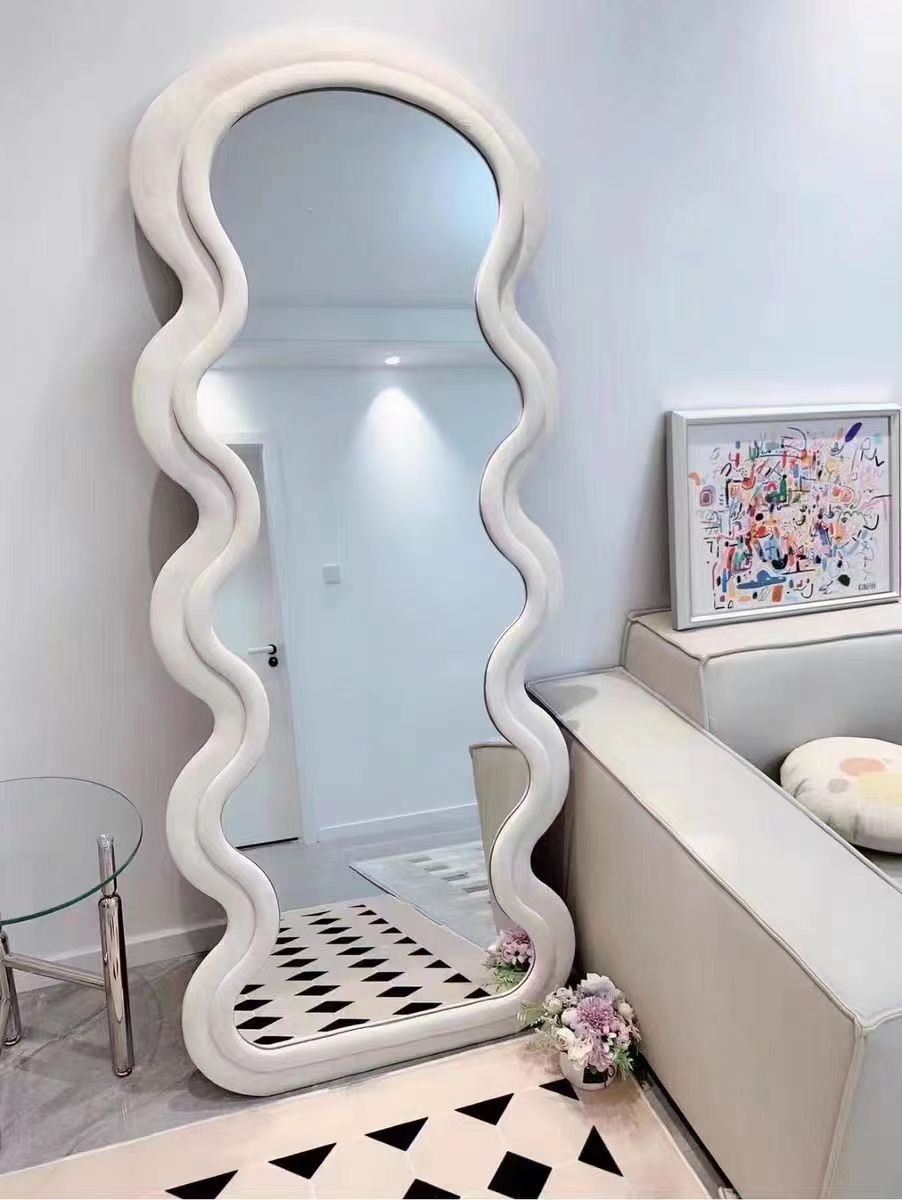 White Exotic Mirror