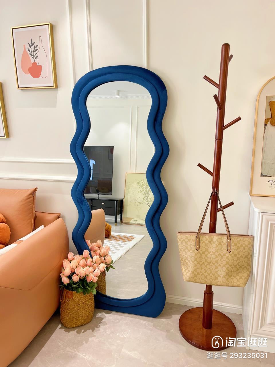 Blue Exotic Mirror - Image 2