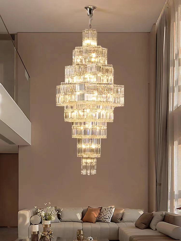 G-AG2302 Large Decagon Geometric Shape Chandelier - Image 2