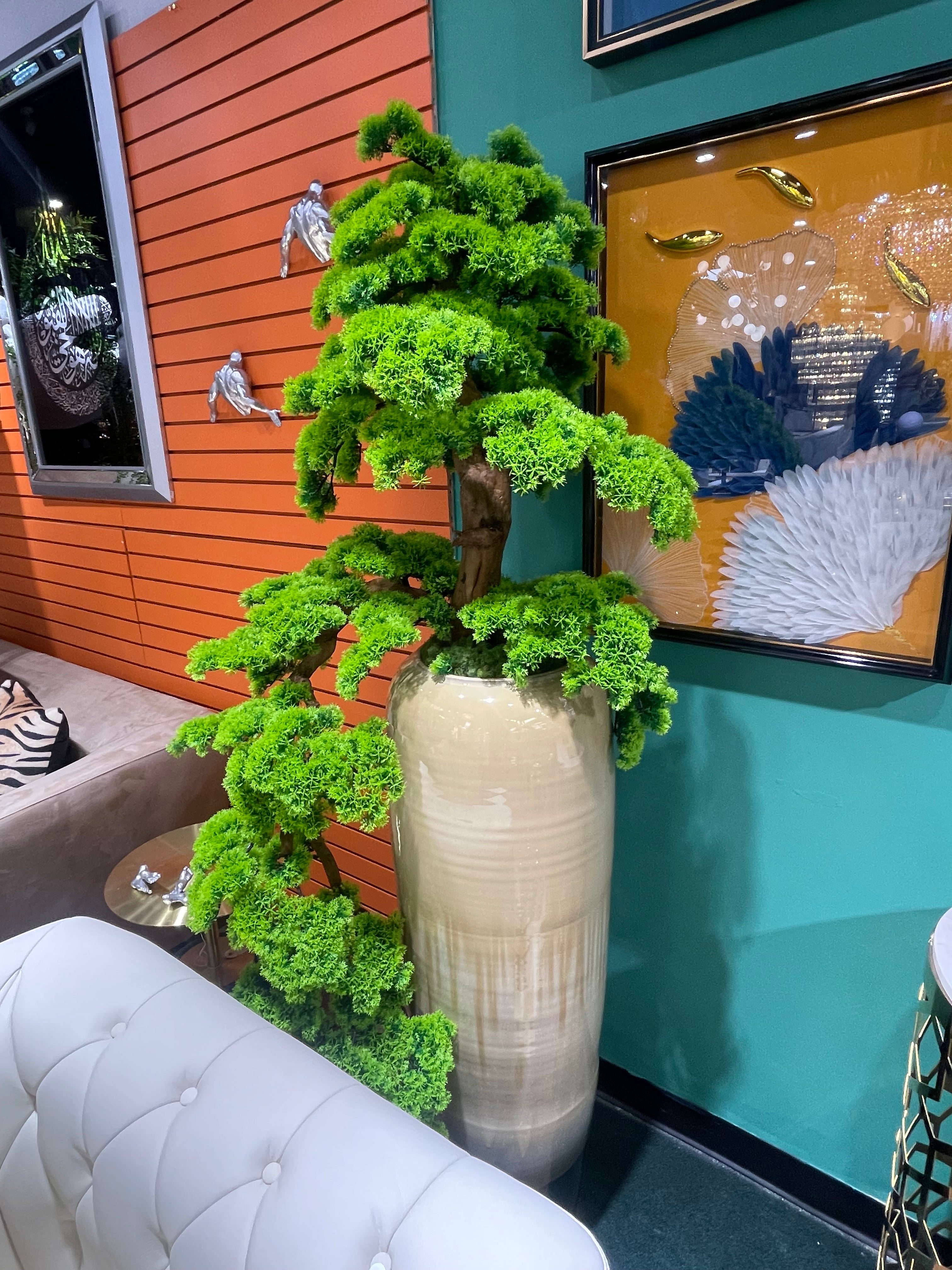 Green Bonsai tropical Artificial Plant - Image 4