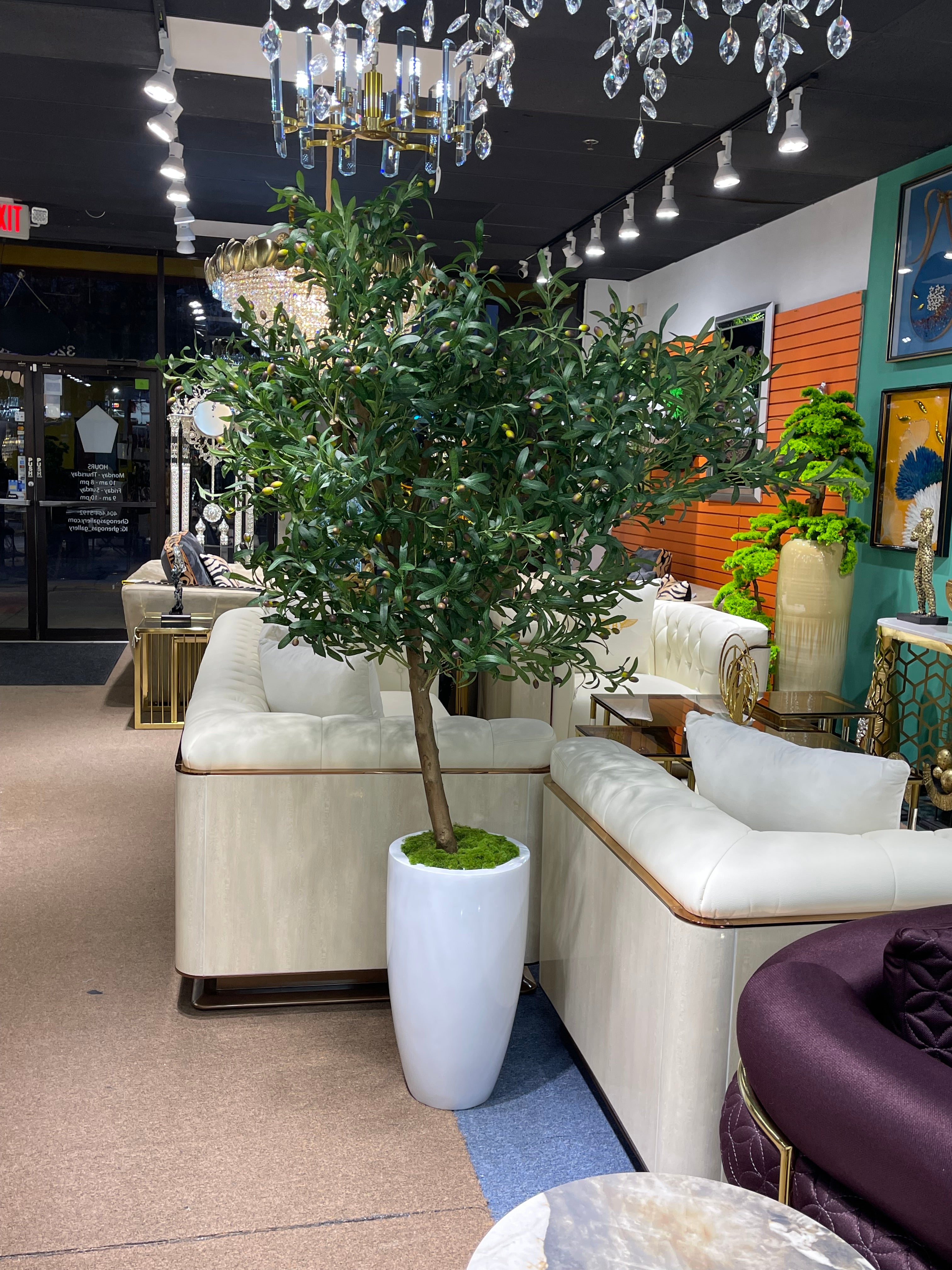 Green persimmon Artificial Plant - Image 4