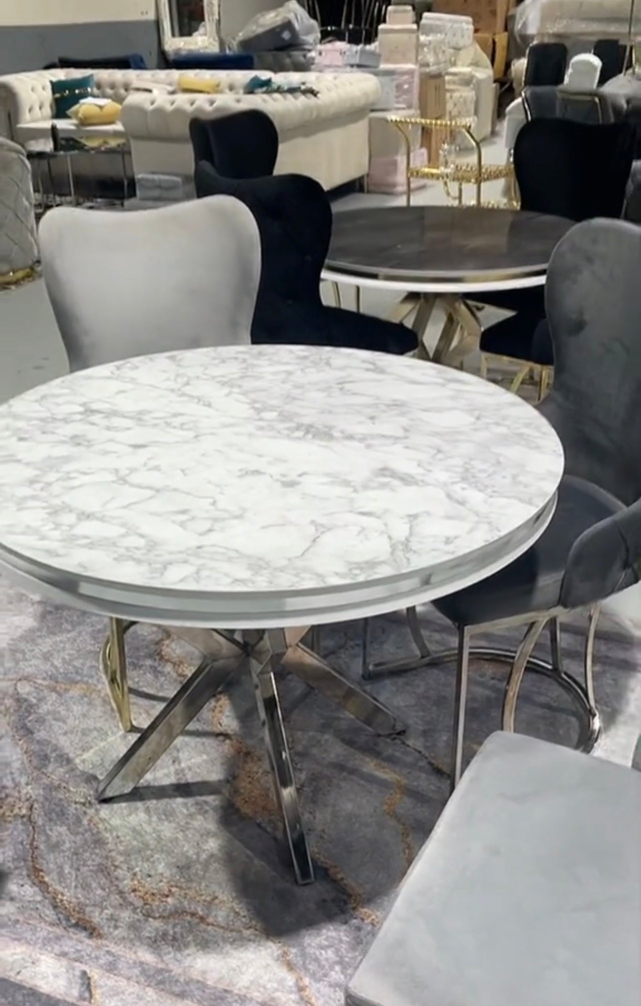 G-ES061 Gray Dinning Room Set - Image 2