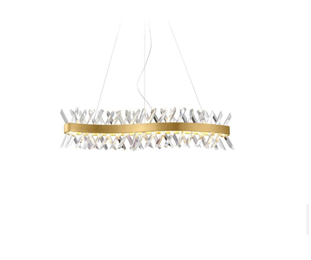 G-8021 CRYSTAL WAVEY CHANDELIER