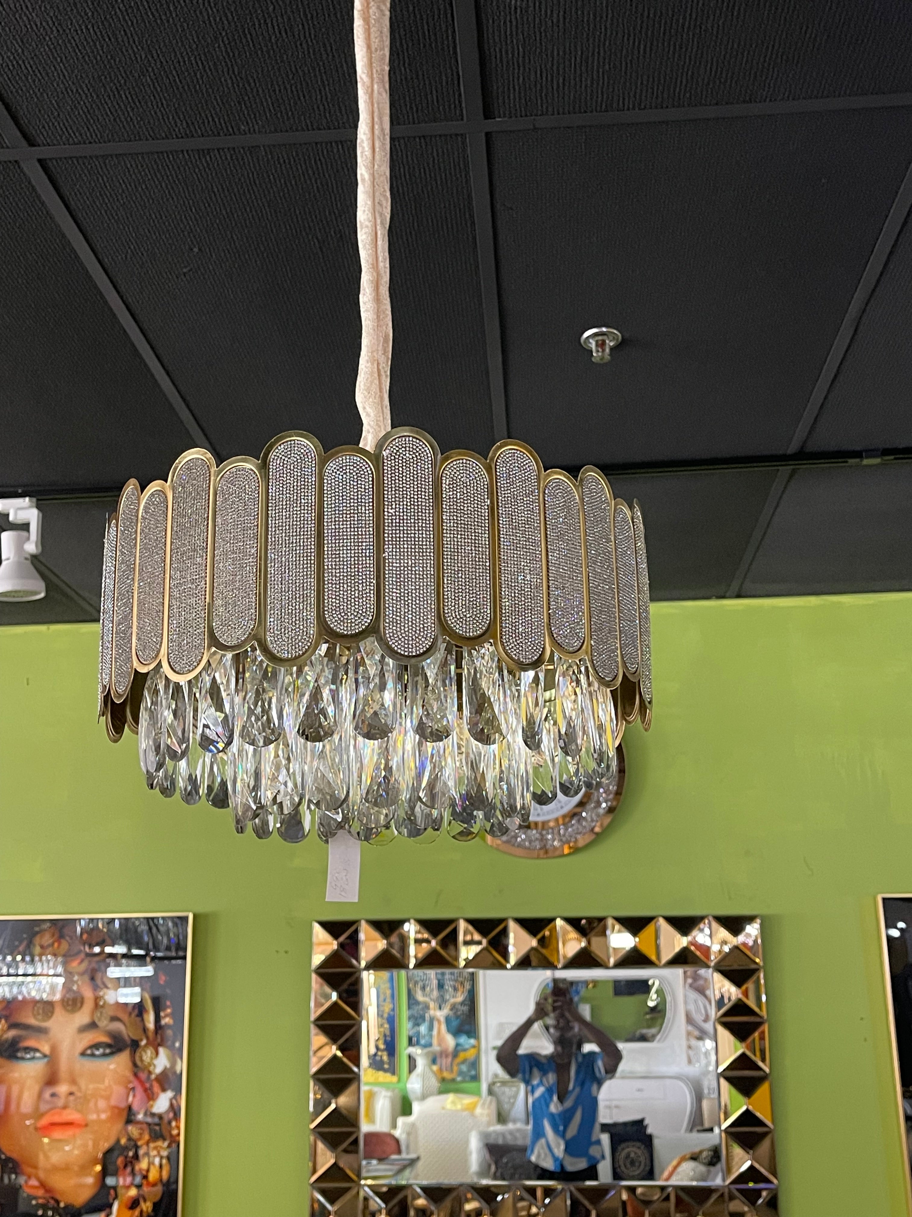 G-18648 DIAMOND STONES CHANDELIER - Image 2