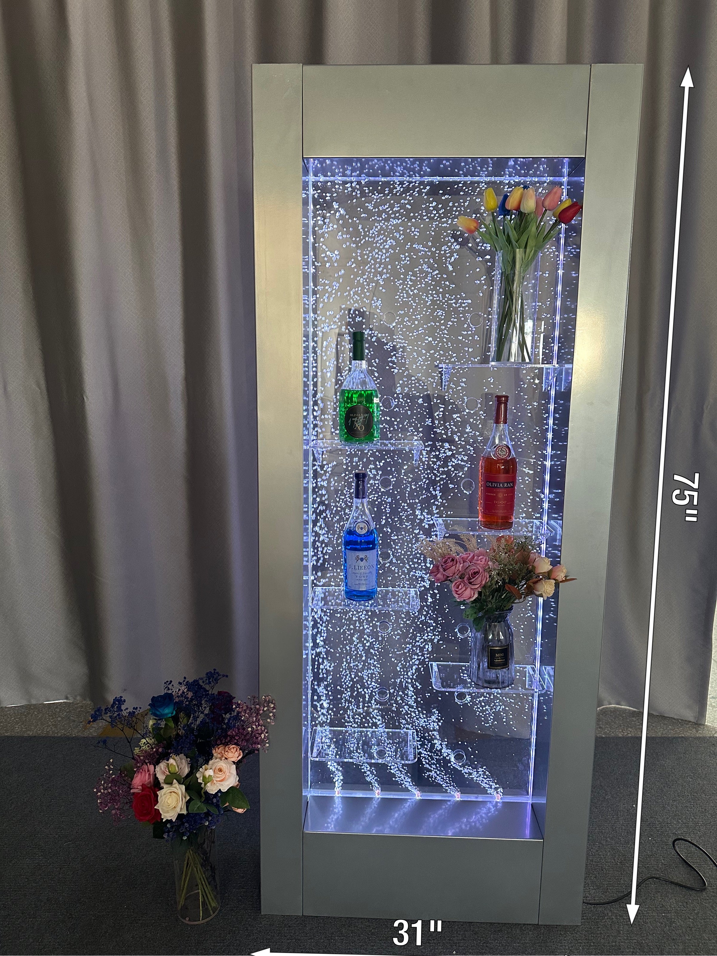 CHROME METAL BUBBLE BAR - Image 2