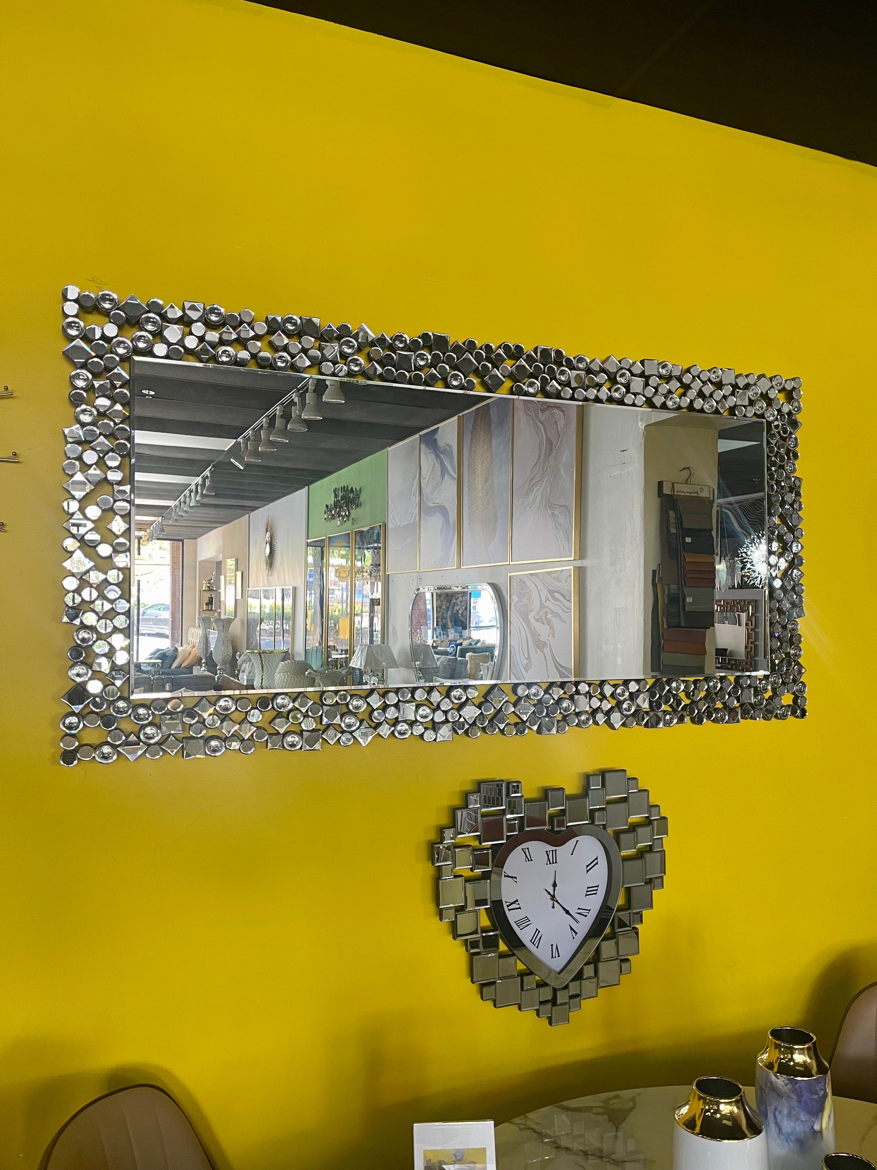 Silver Million stones Mirror