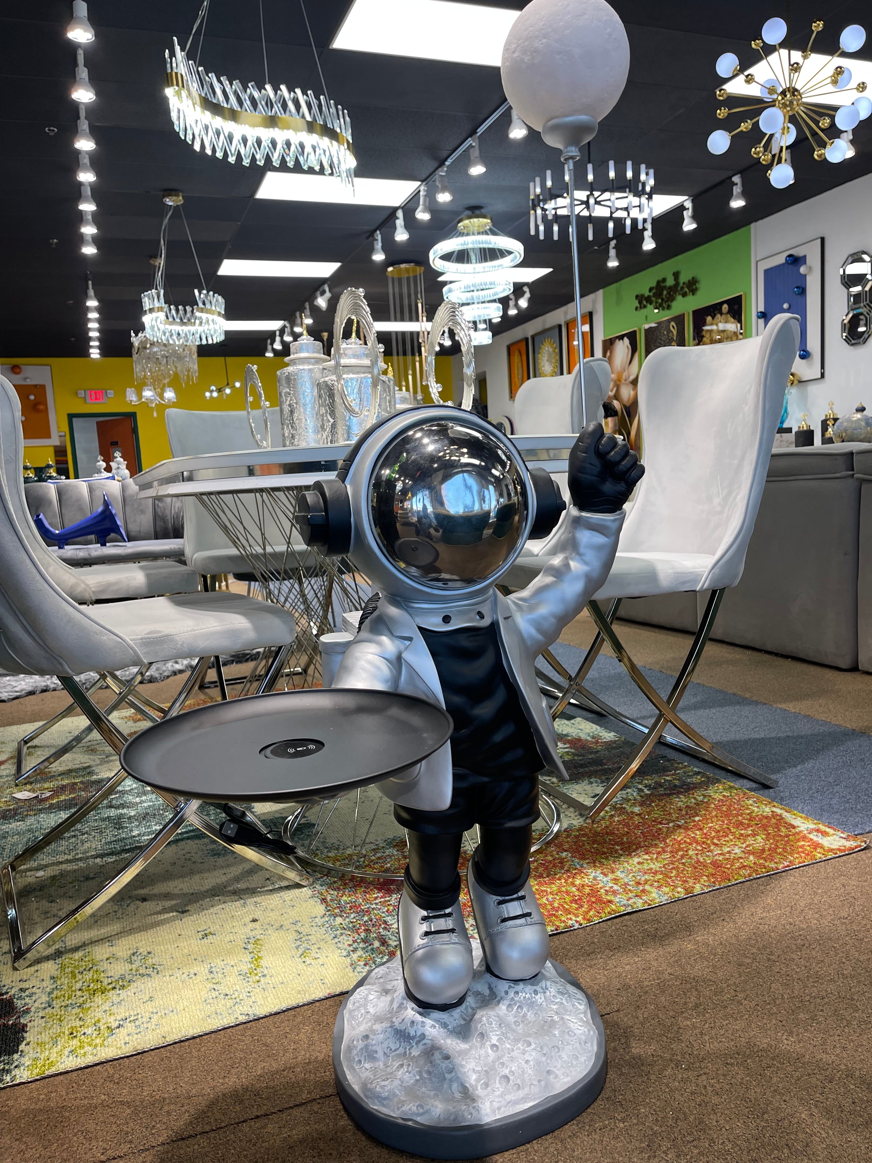 Silver & Black Astronaut man