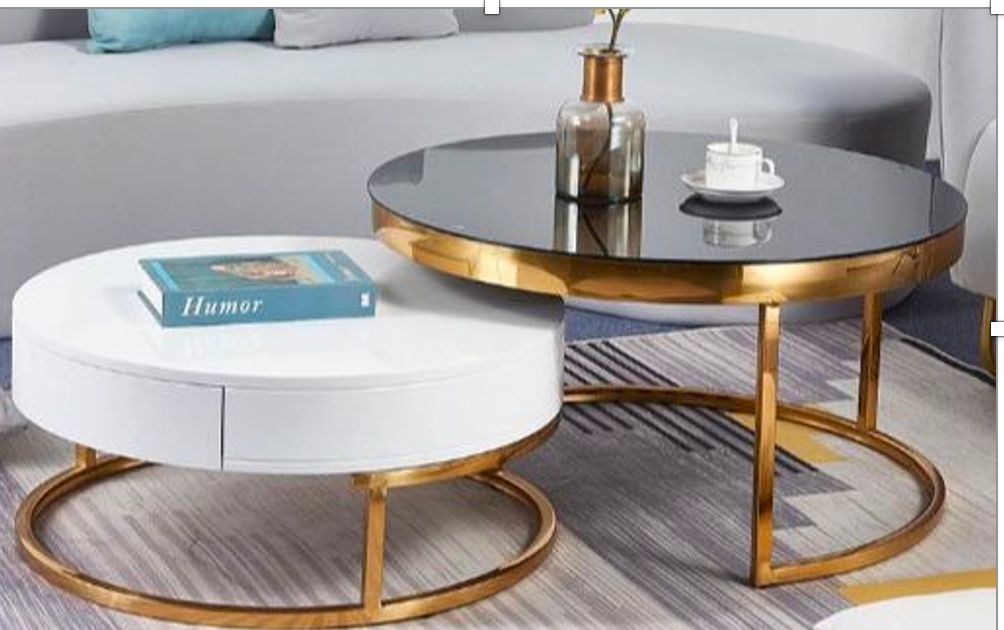 White & Black Nest Coffee Table
