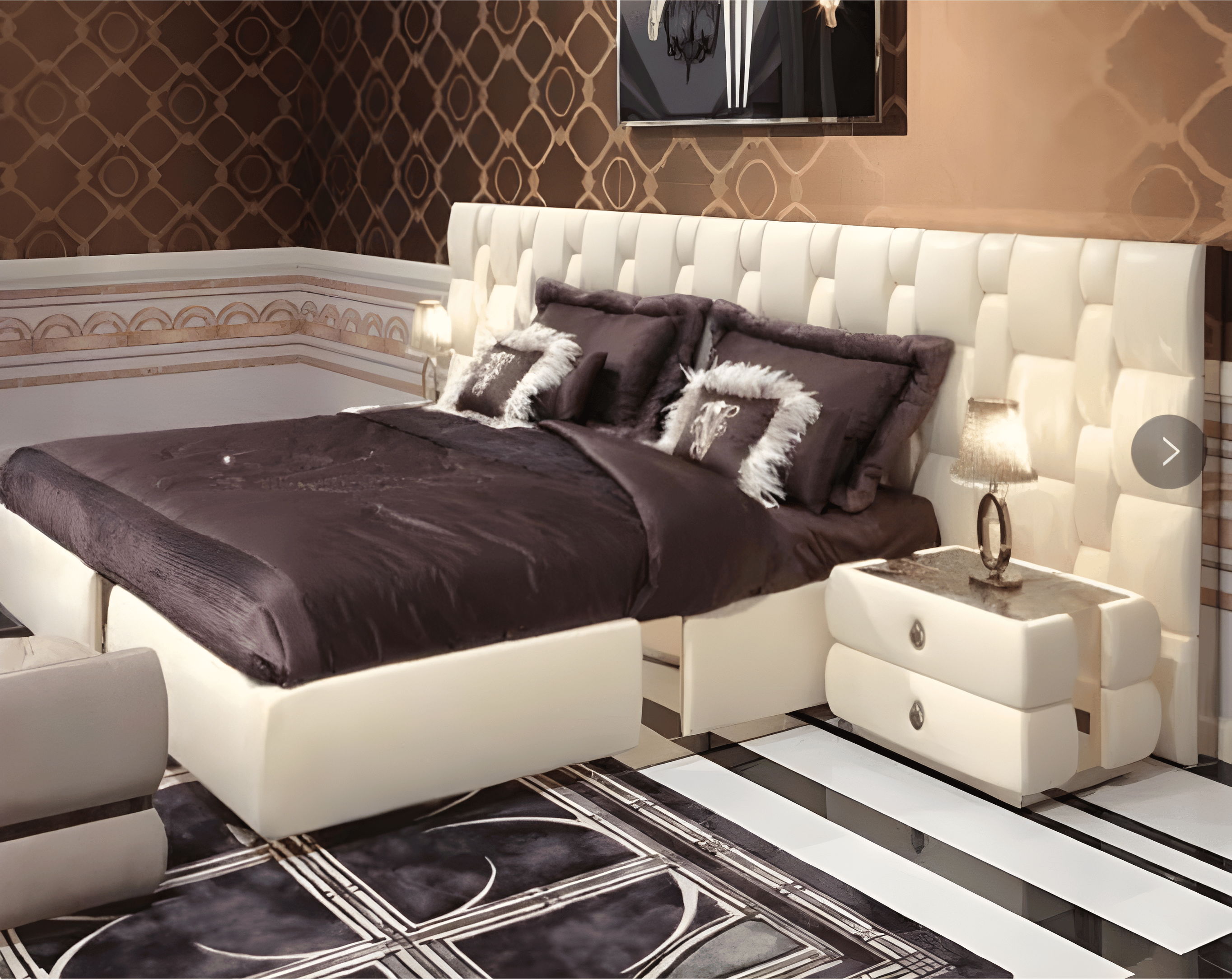 OFF-WHITE LUX BED SET