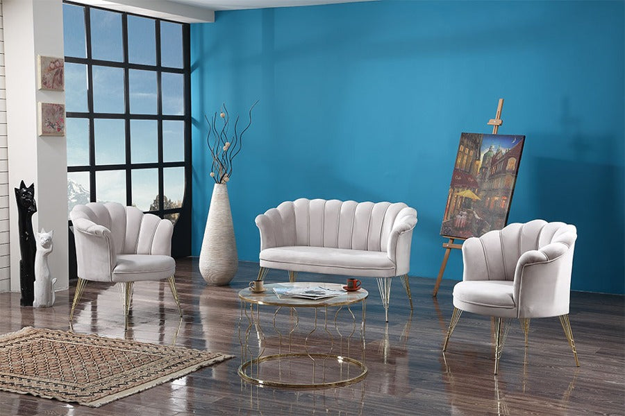 G-ES054 Off-white Living room settee