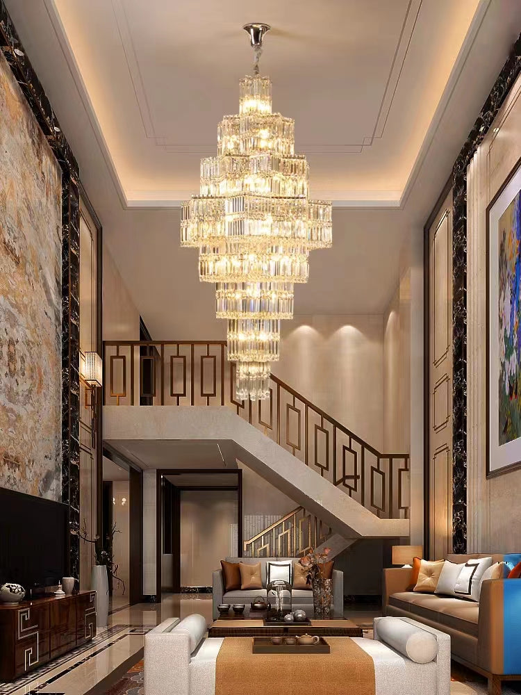 G-AG2302 Large Decagon Geometric Shape Chandelier - Image 3