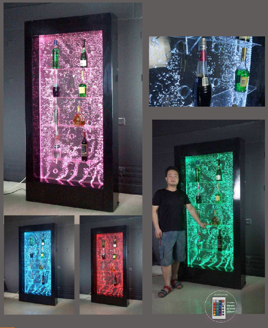 BLACK METAL BUBBLE BAR