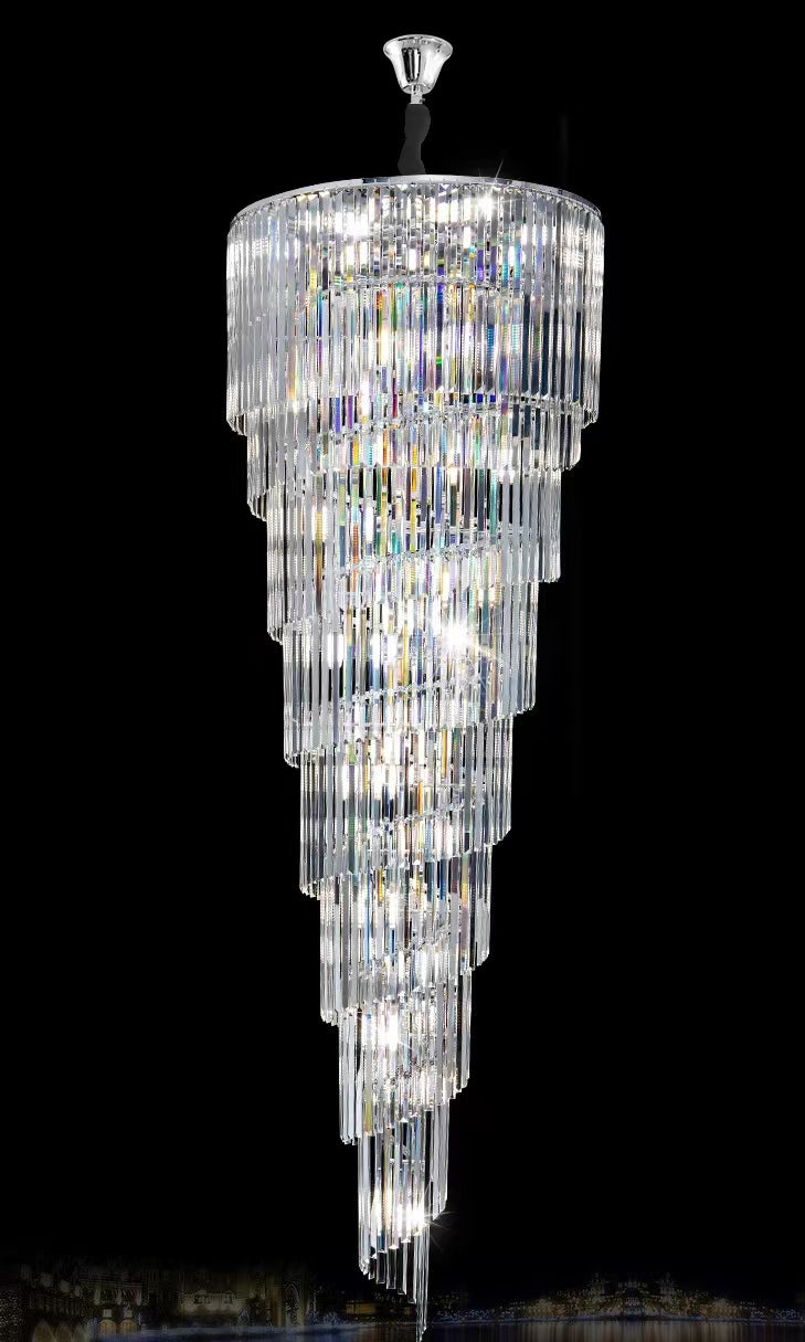 G-AG2303 Large Cone Geometric Shape Chandelier