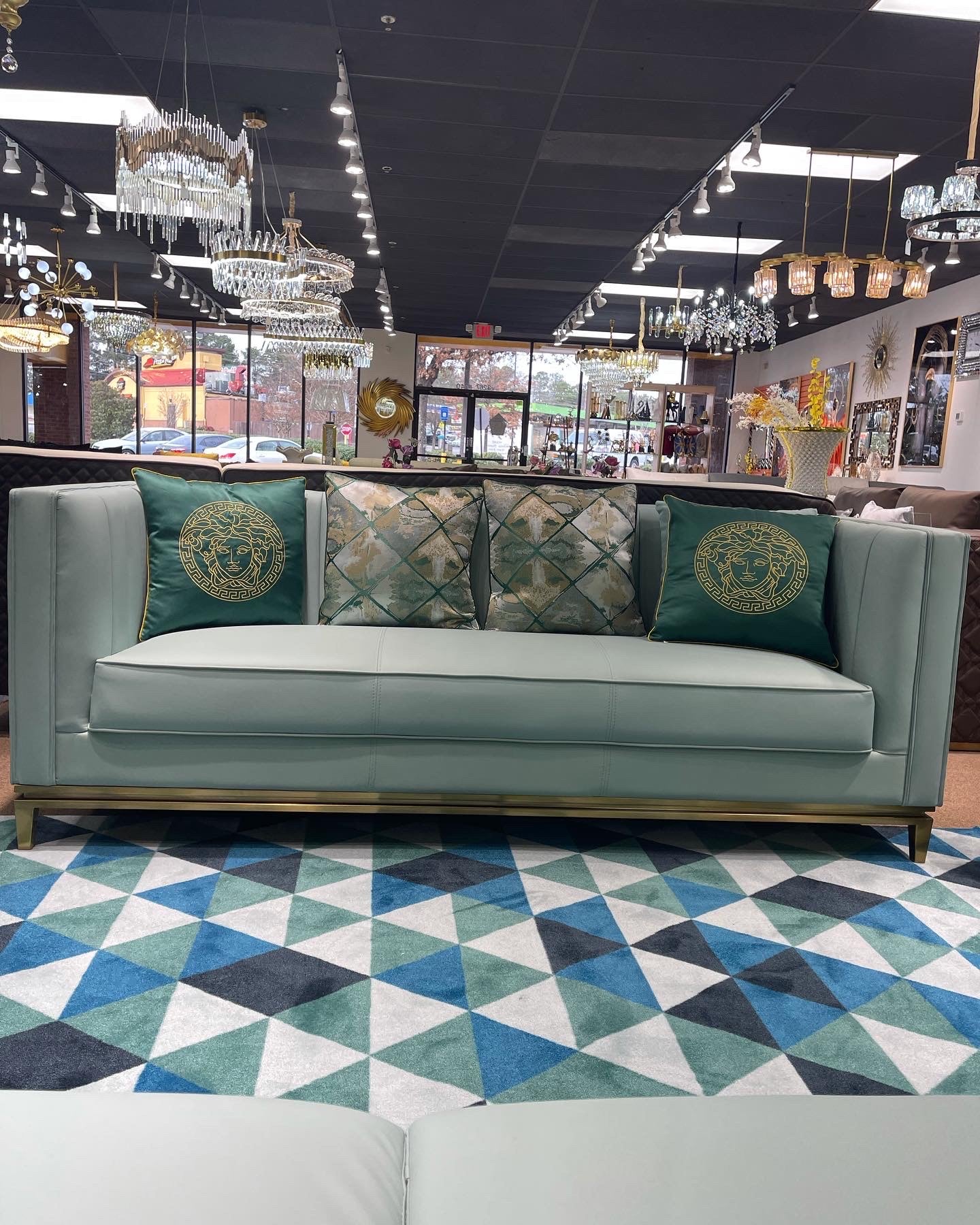 Light Green Living Room Set - Image 3