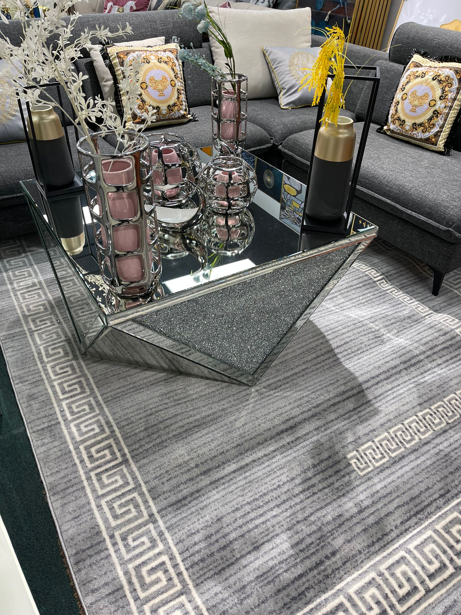 Mirror Rectangle Coffee Table