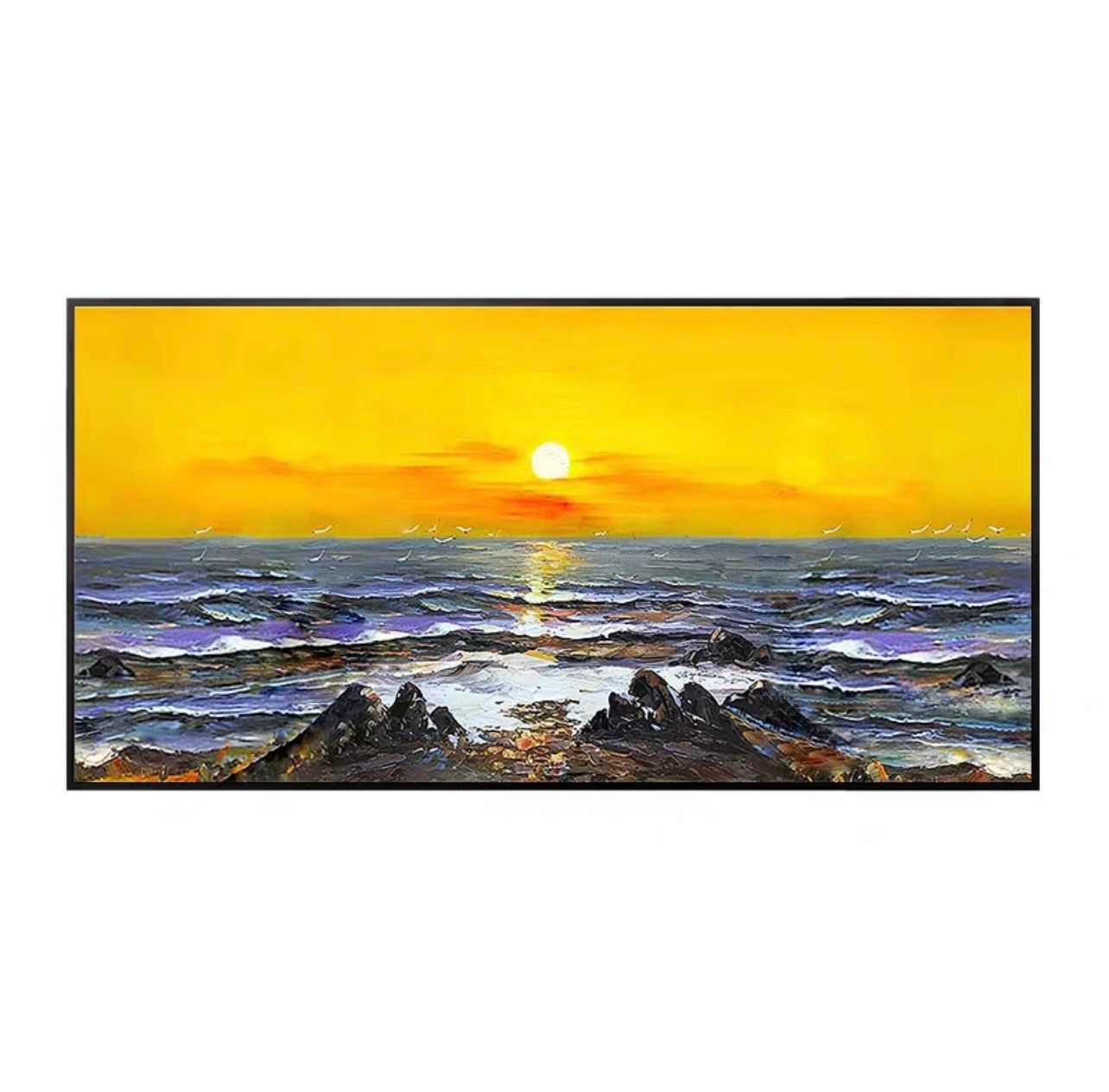 crystal porcelain painting- sunrise
