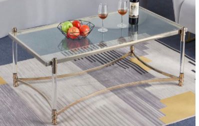 Rectangle Tempered 3glass coffee table