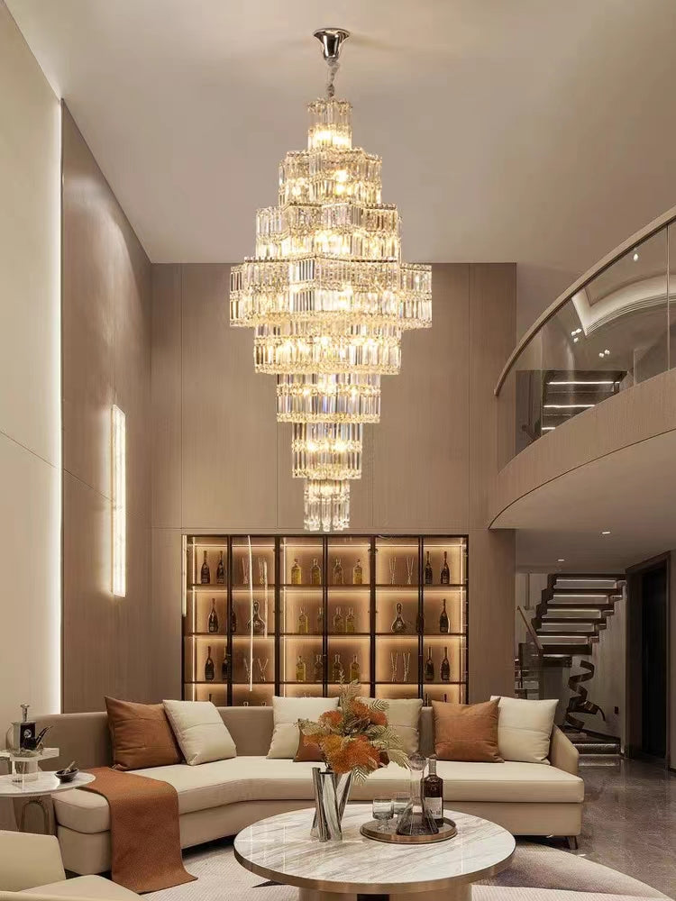 G-AG2302 Large Decagon Geometric Shape Chandelier - Image 5