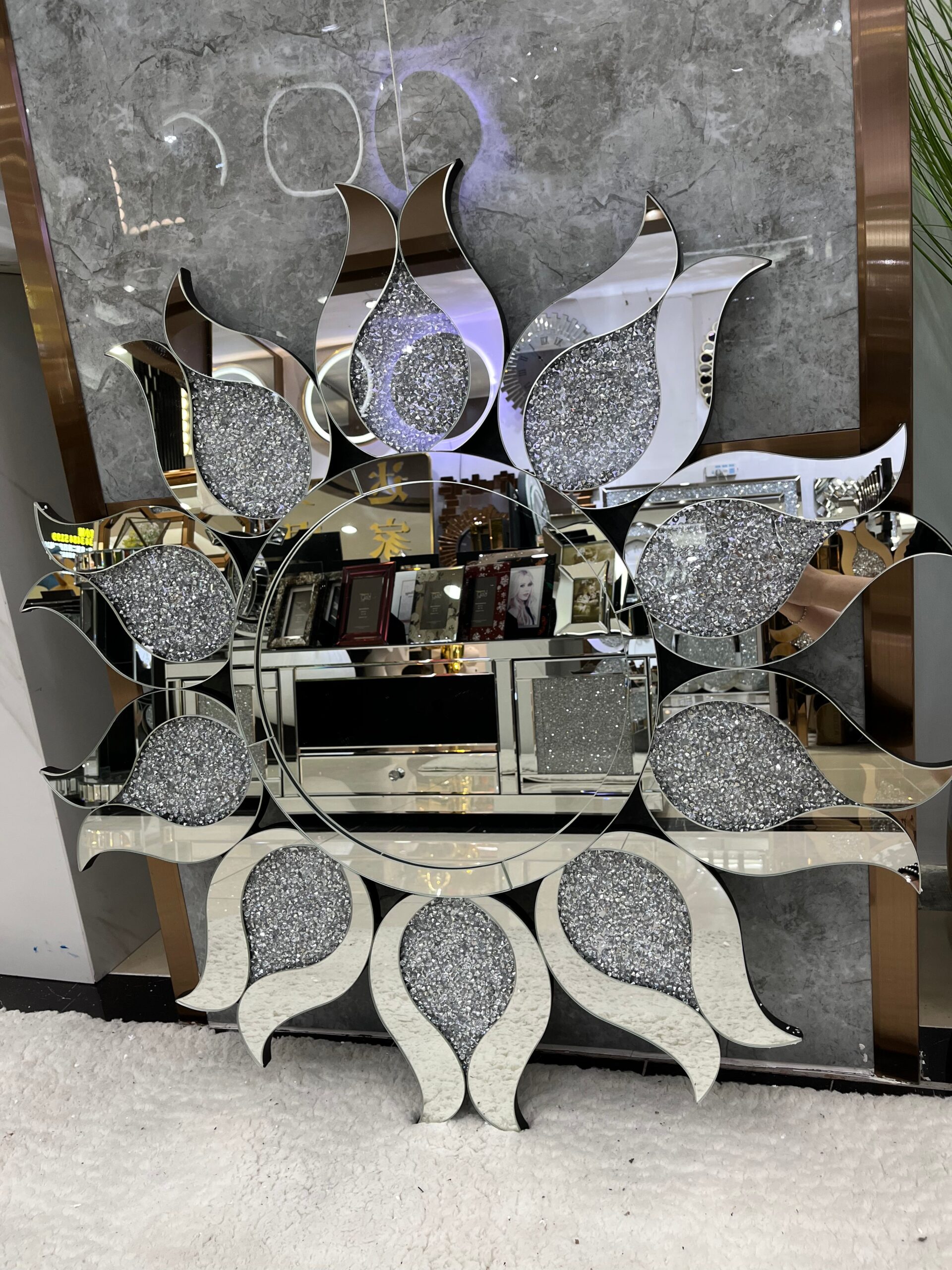 Flaming Exotic Wall Mirror