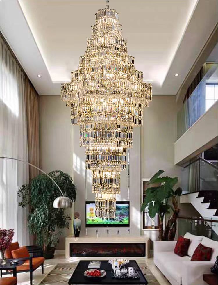 G-AG2302 Large Decagon Geometric Shape Chandelier