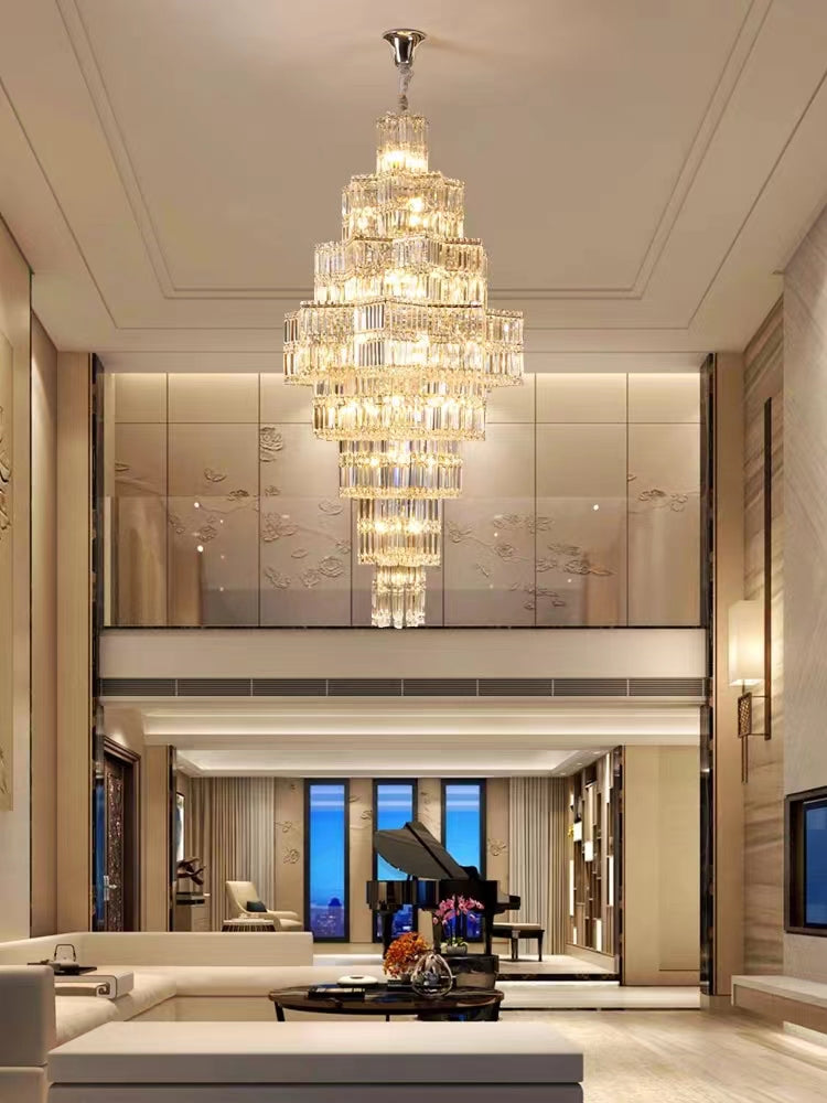 G-AG2302 Large Decagon Geometric Shape Chandelier - Image 4