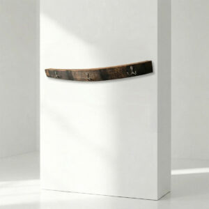 Whiskey Barrel Stave Coat Hanger