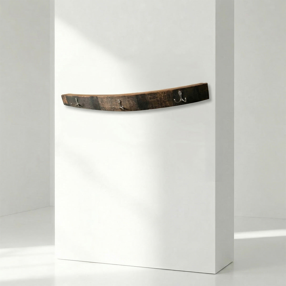 Whiskey Barrel Stave Coat Hanger