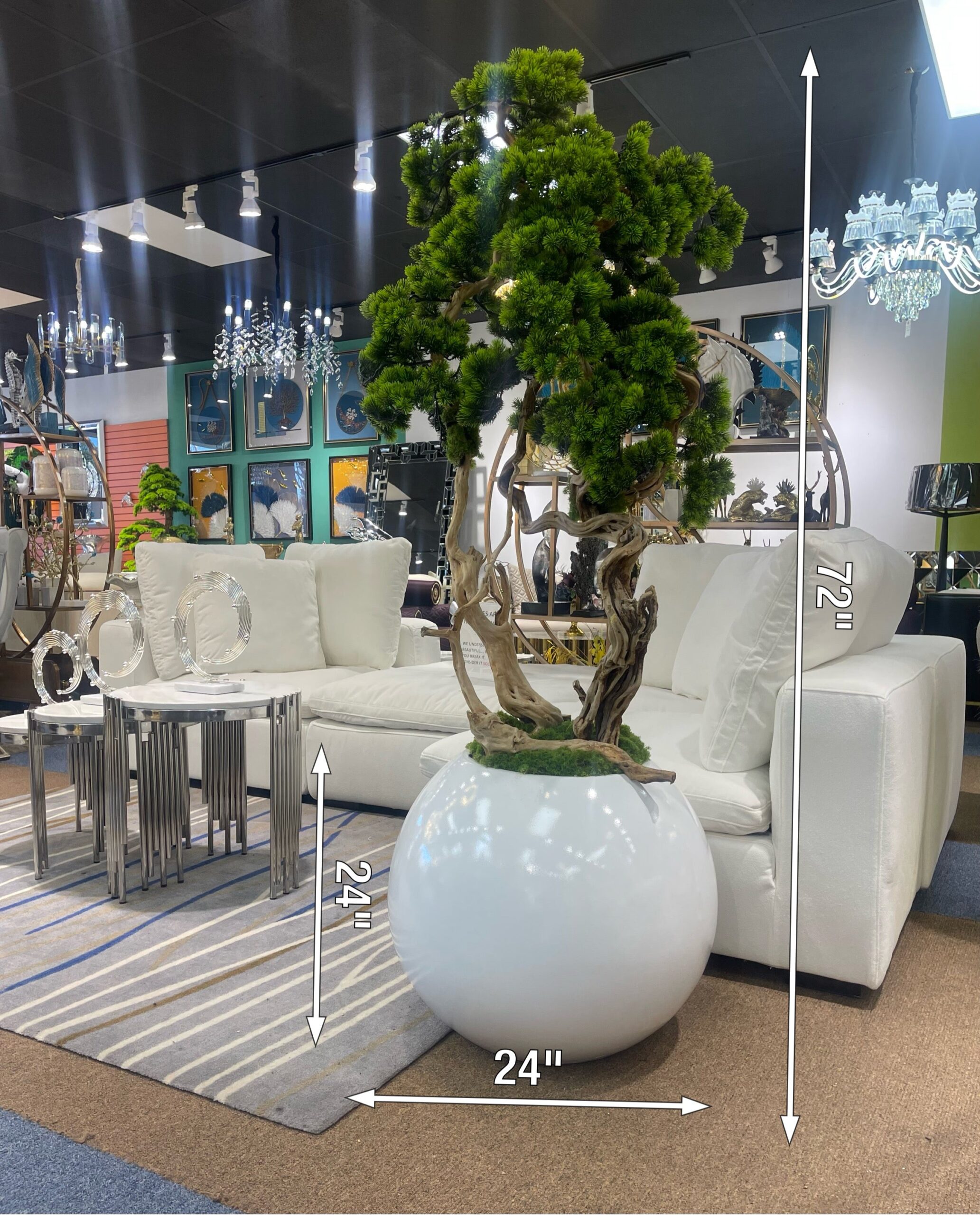 Green Banyan Artificial Plant/Tree - Image 2
