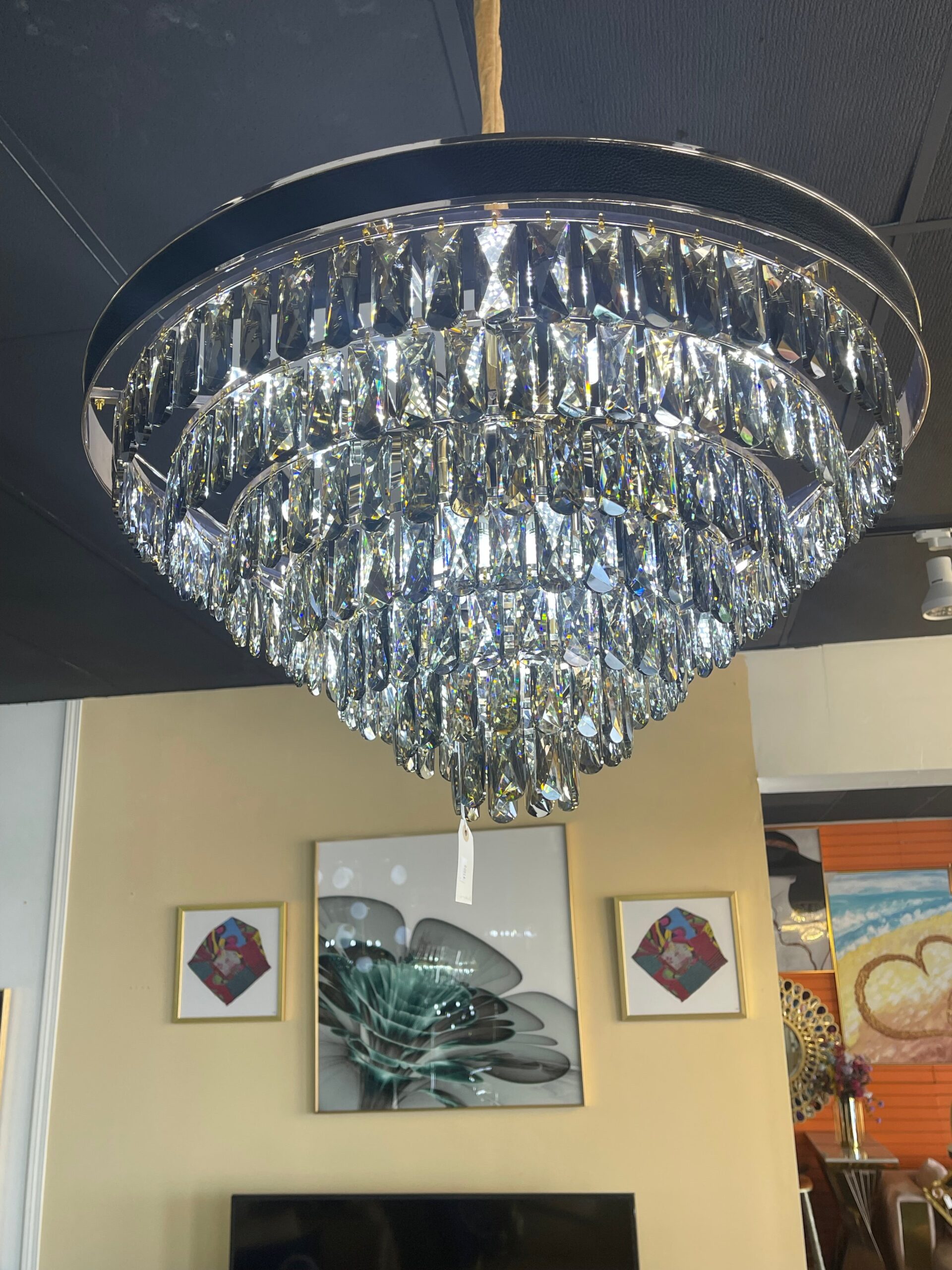 G-43104 Big Crystal Stones Chandelier - Image 3