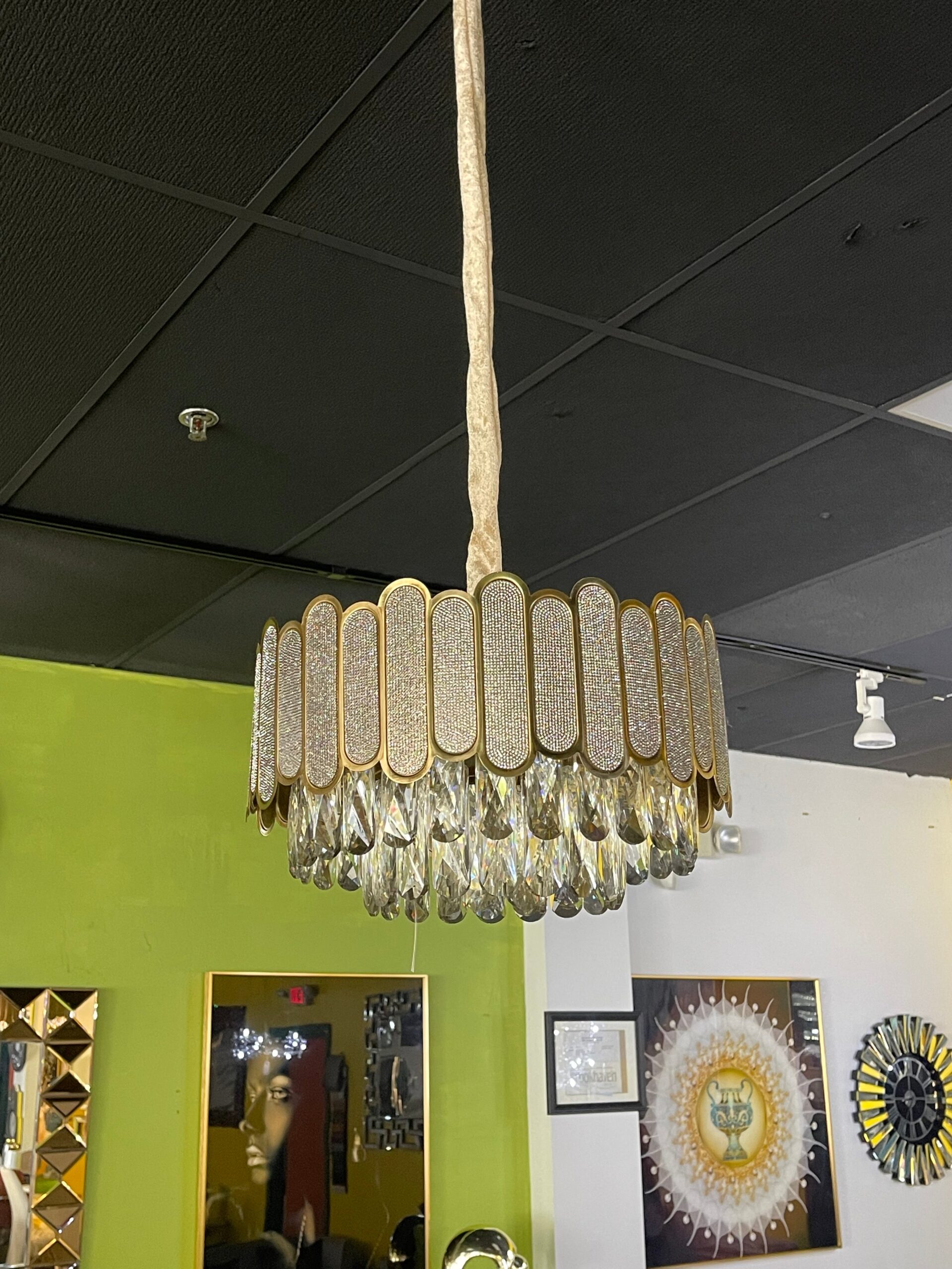 G-18648 DIAMOND STONES CHANDELIER - Image 3