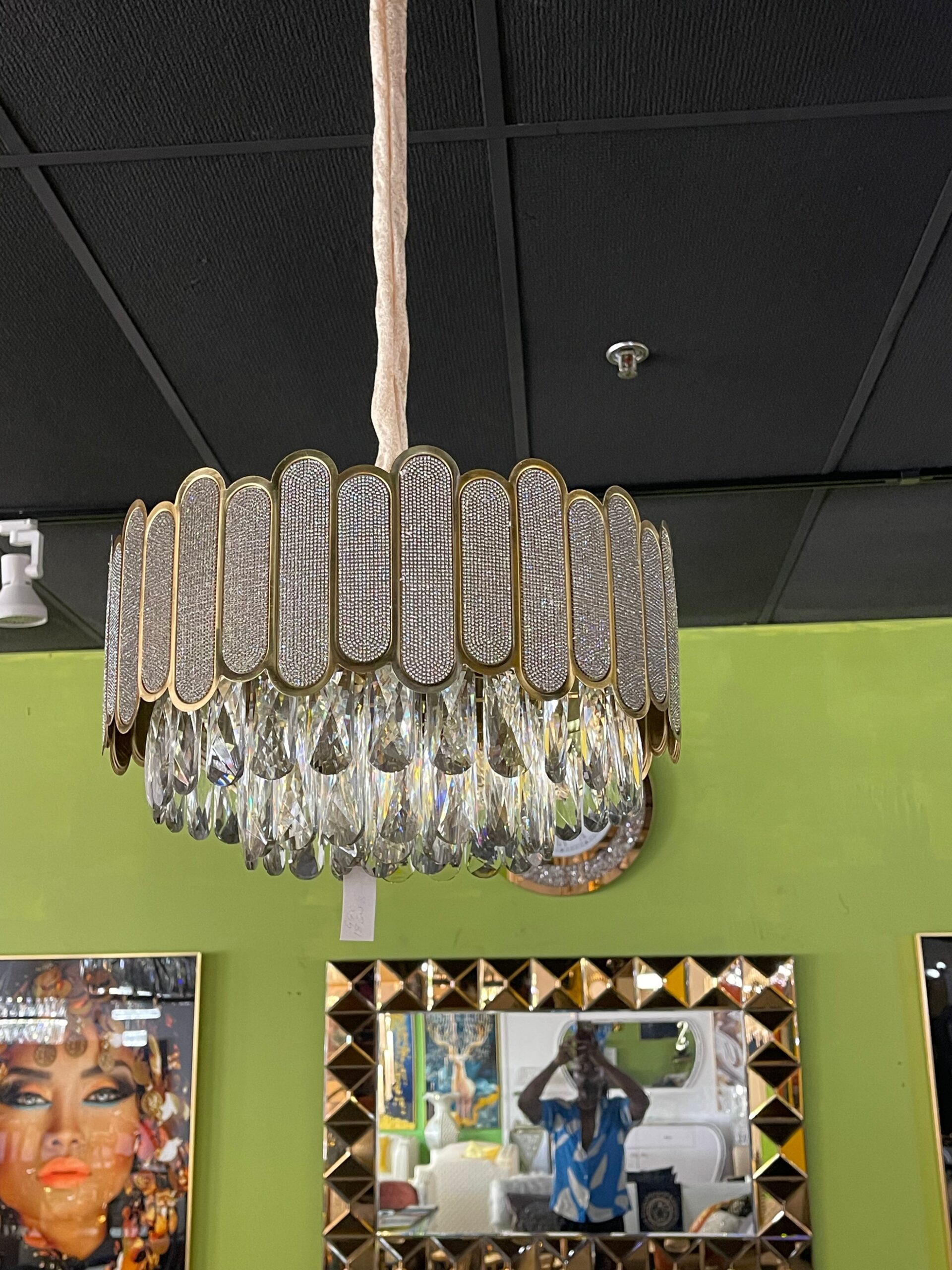 G-18648 DIAMOND STONES CHANDELIER - Image 2