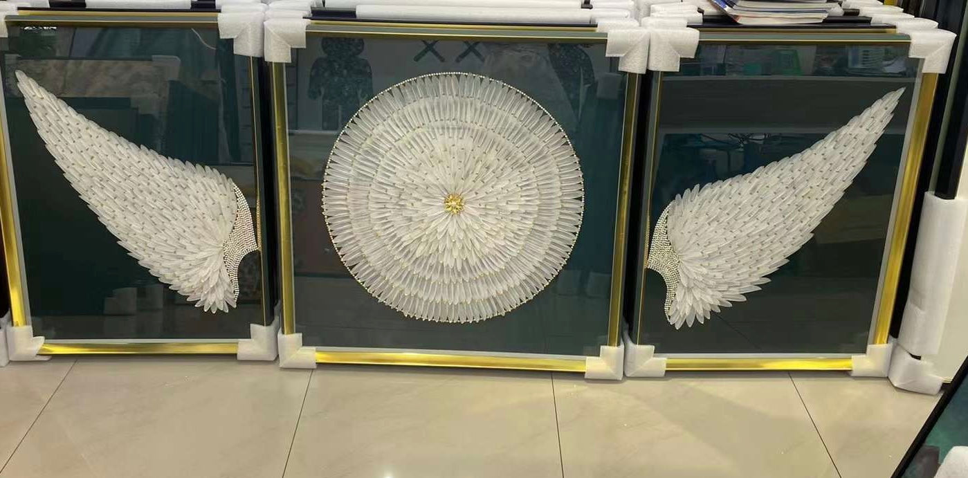 White Feather Painting set