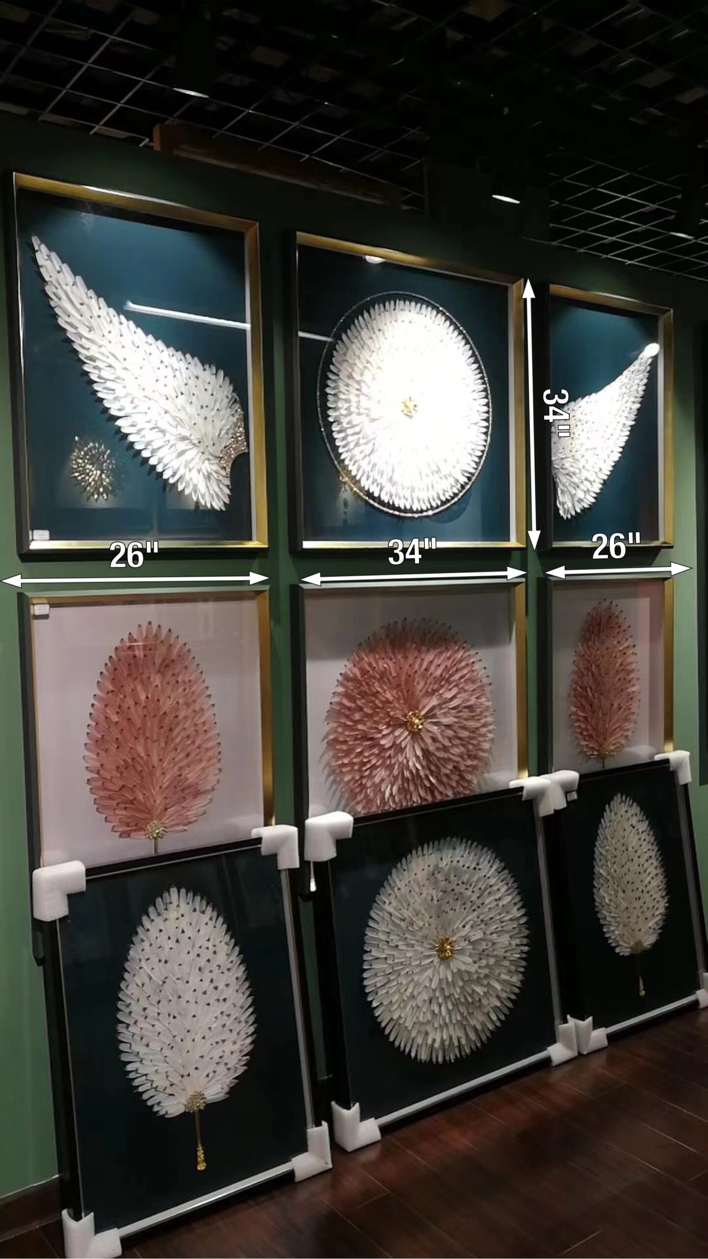 White Feather Painting set - Image 3