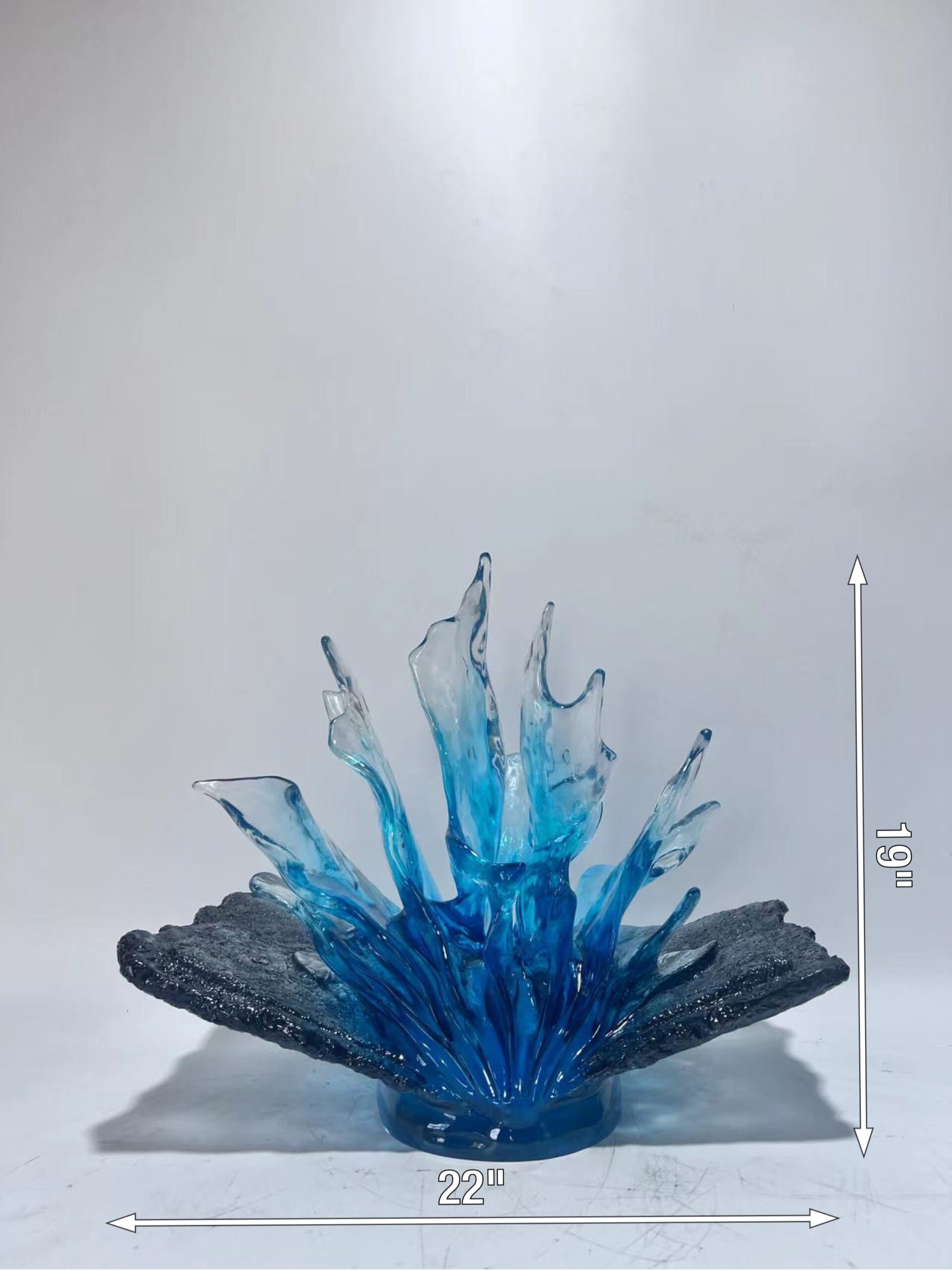 G-DSRHS005 Blue Fades Sculpture Decor - Image 2
